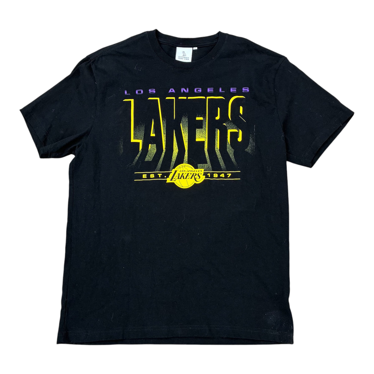 OVO X LOS ANGELES LAKERS BLACK TEE