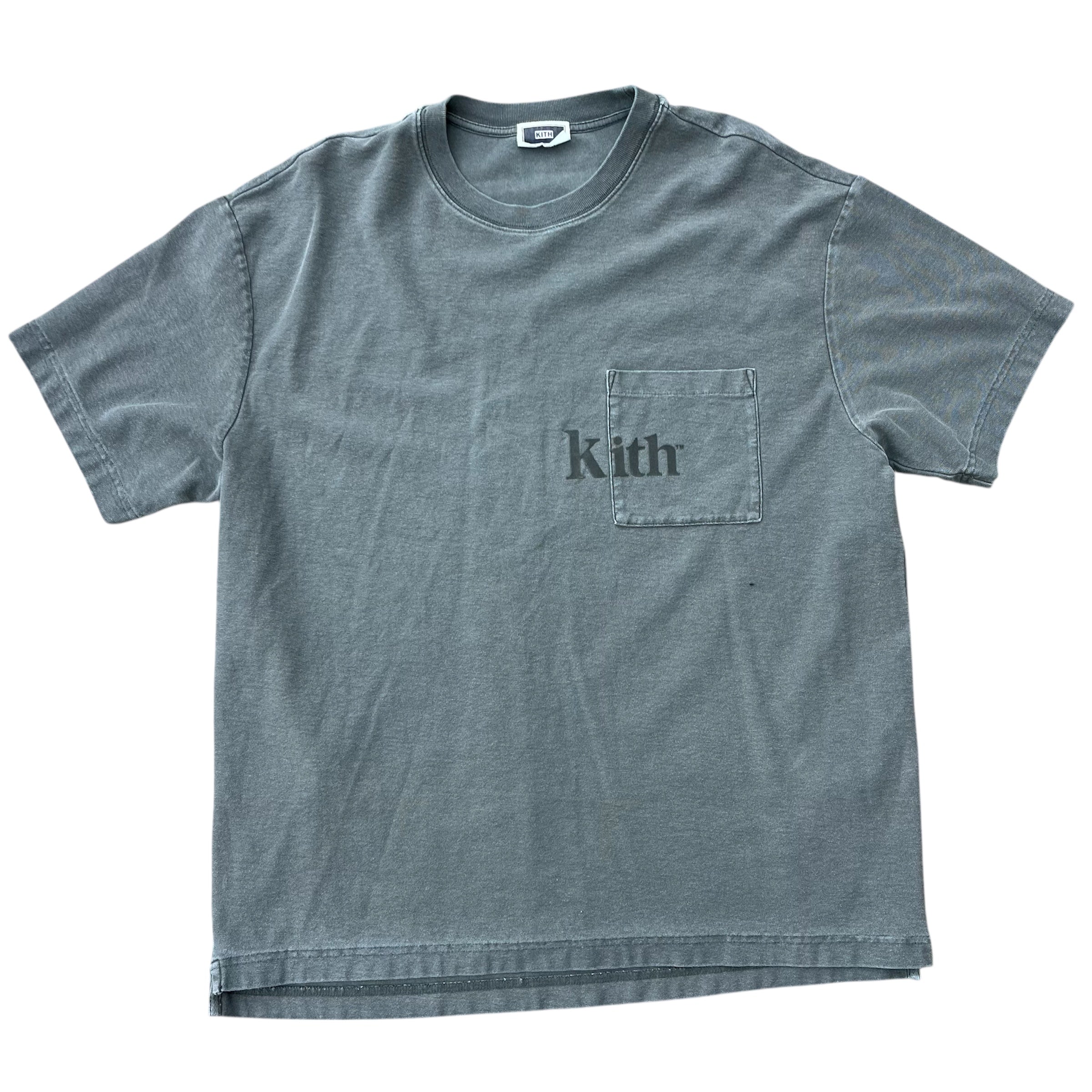 KITH POCKET LOGO SHIRT ‘GREY’