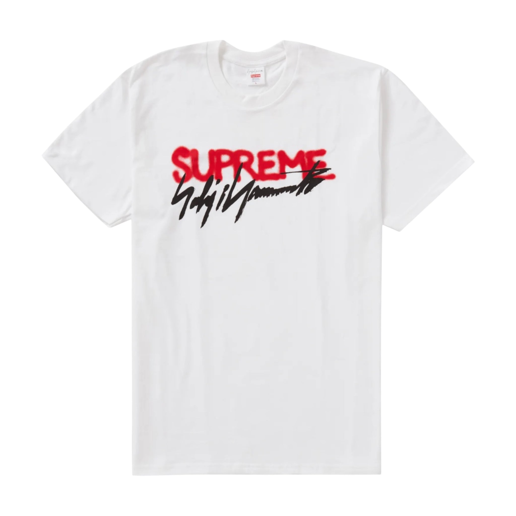 SUPREME X YOHJI YAMAMOTO LOGO TEE - WHITE