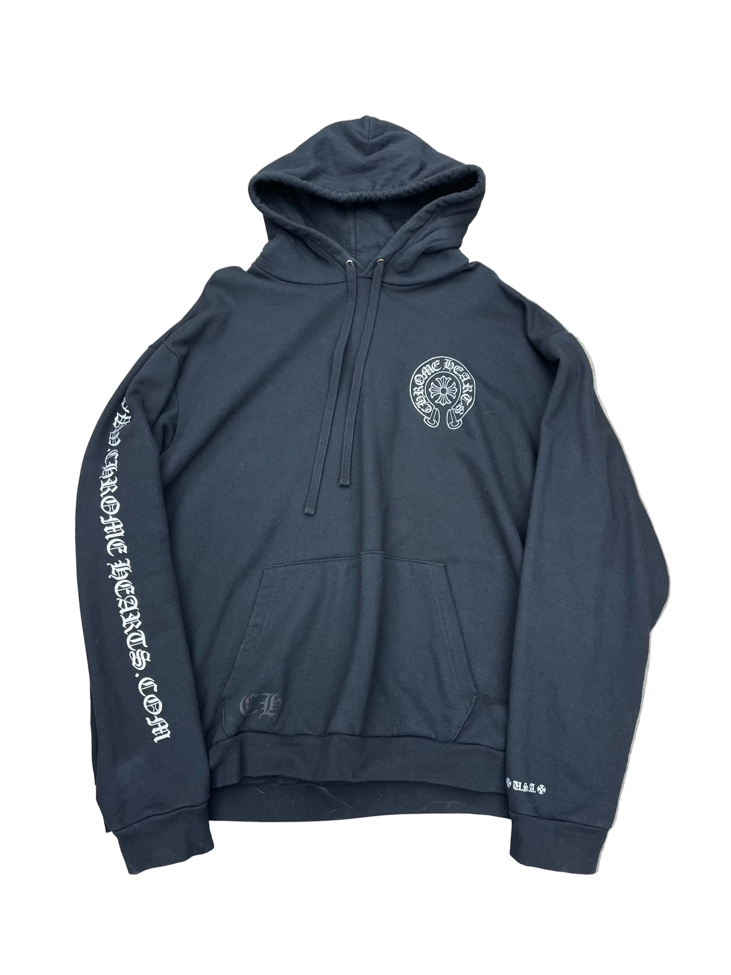CHROME HEARTS GLITTER HORSESHOE LOGO EXCLUSIVE HOODIE