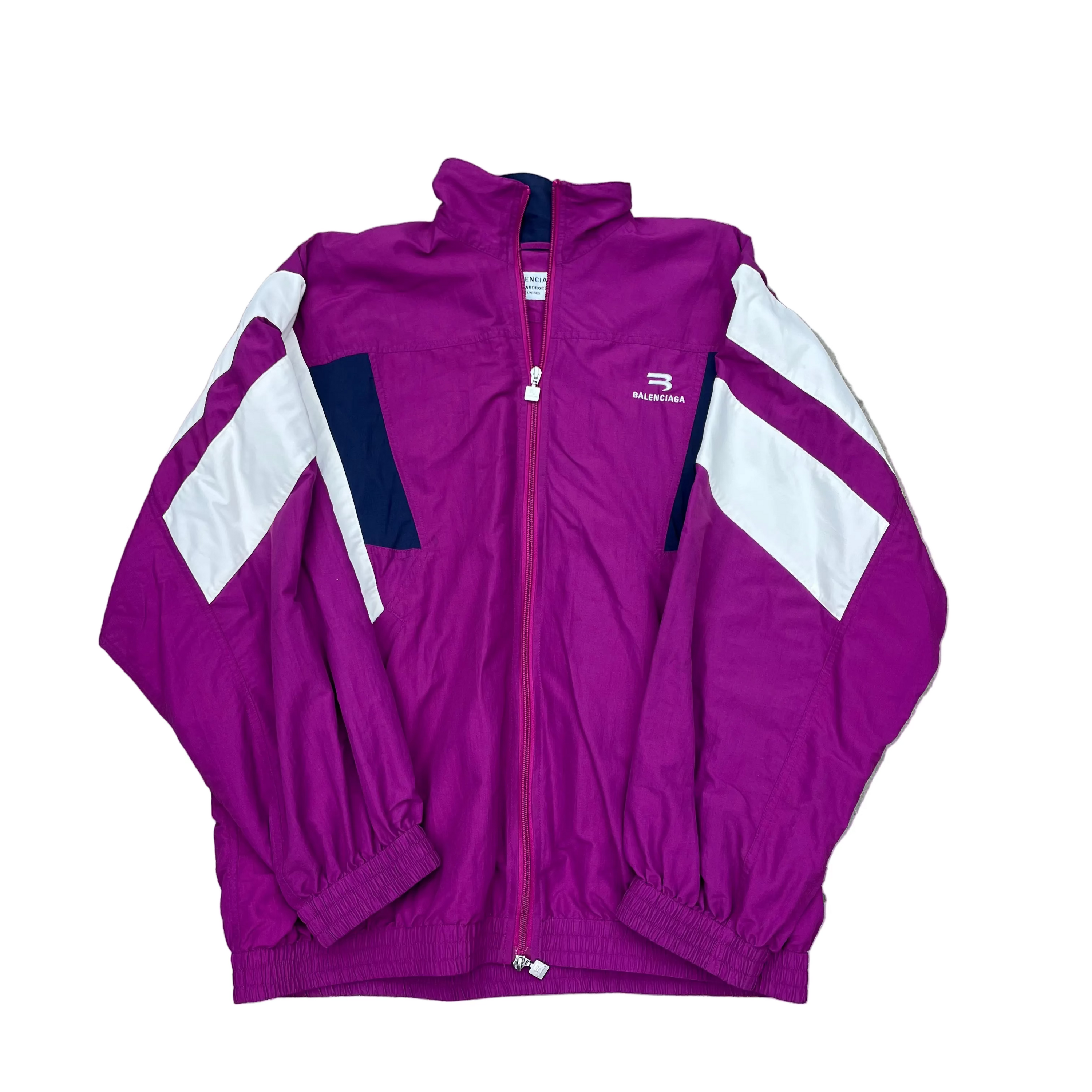 BALENCIAGA PINK TRACK VARSITY JACKET