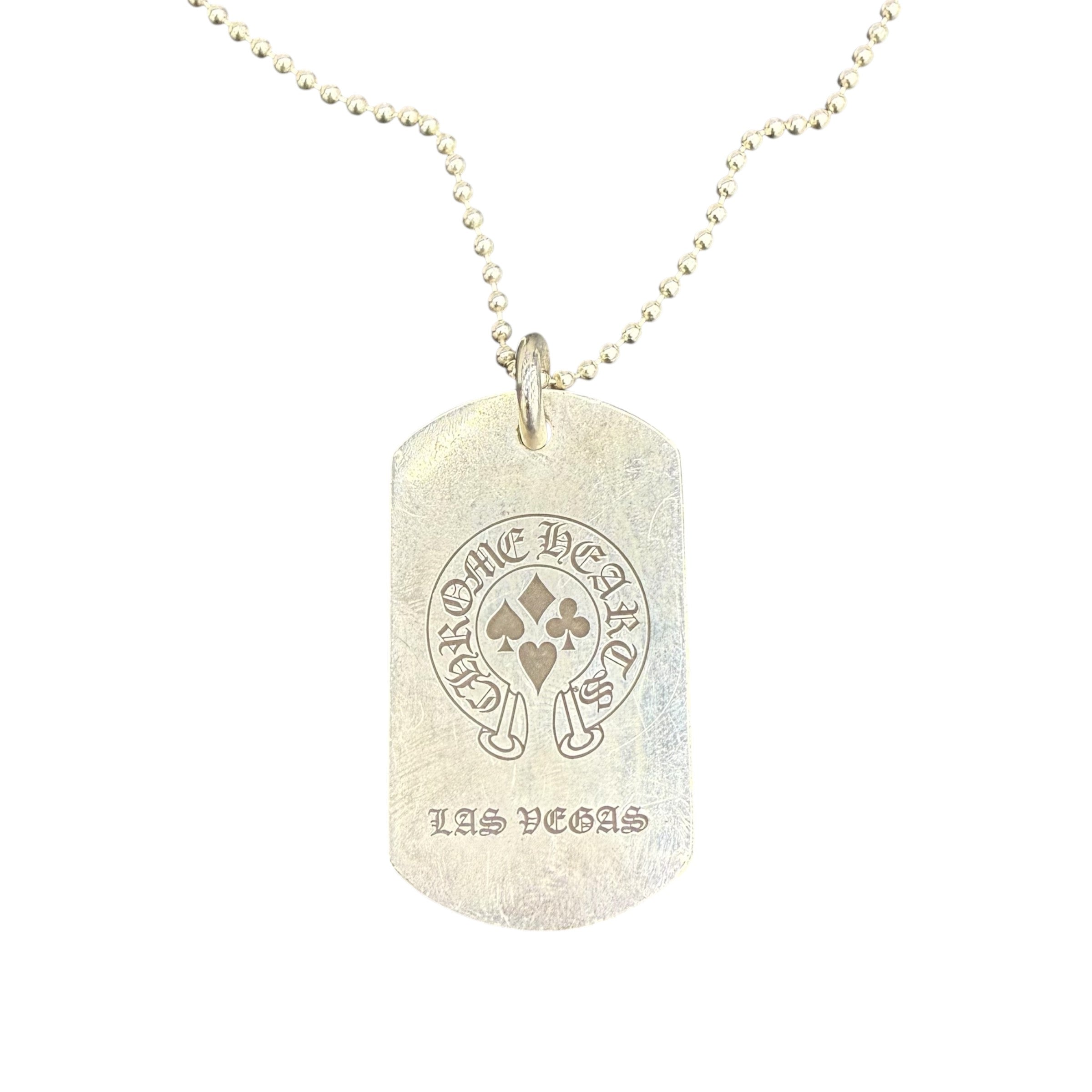 CHROME HEARTS LAS VEGAS DOG TAG