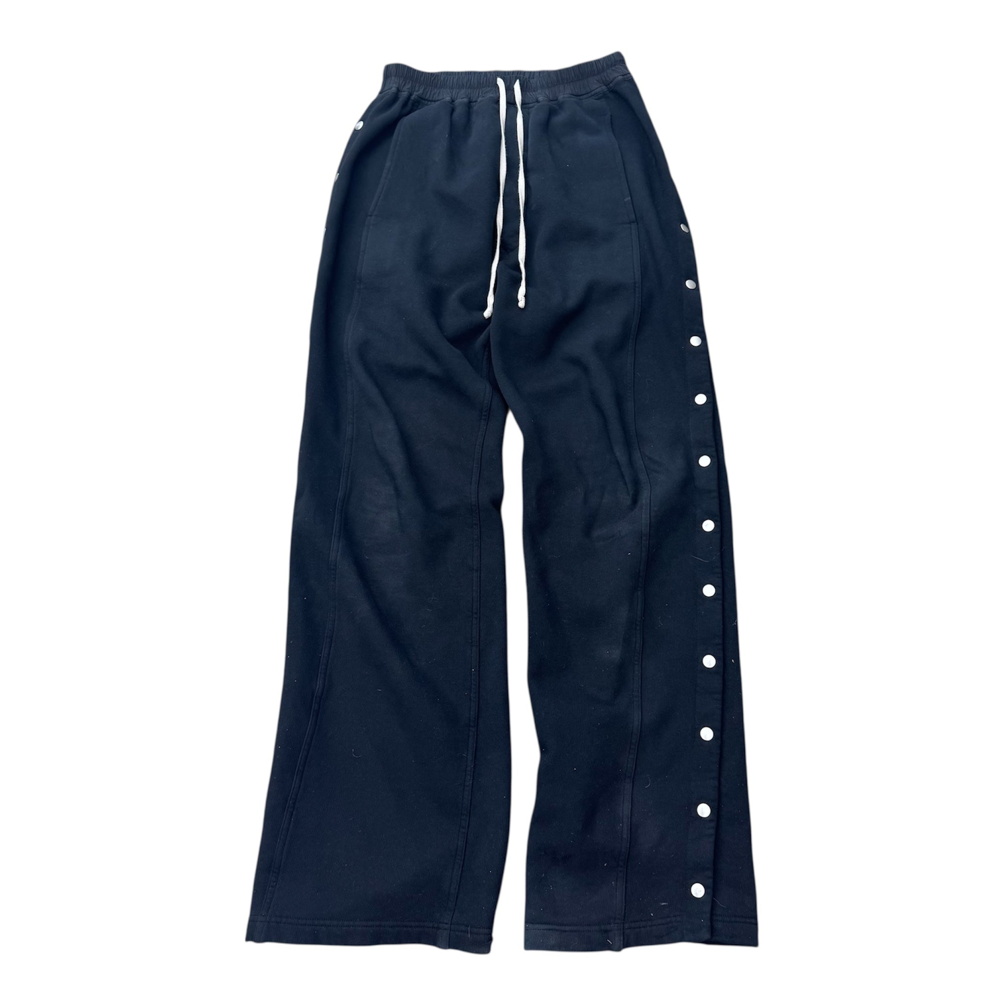 RICK OWENS BLACK PUSHER SWEATPANTS
