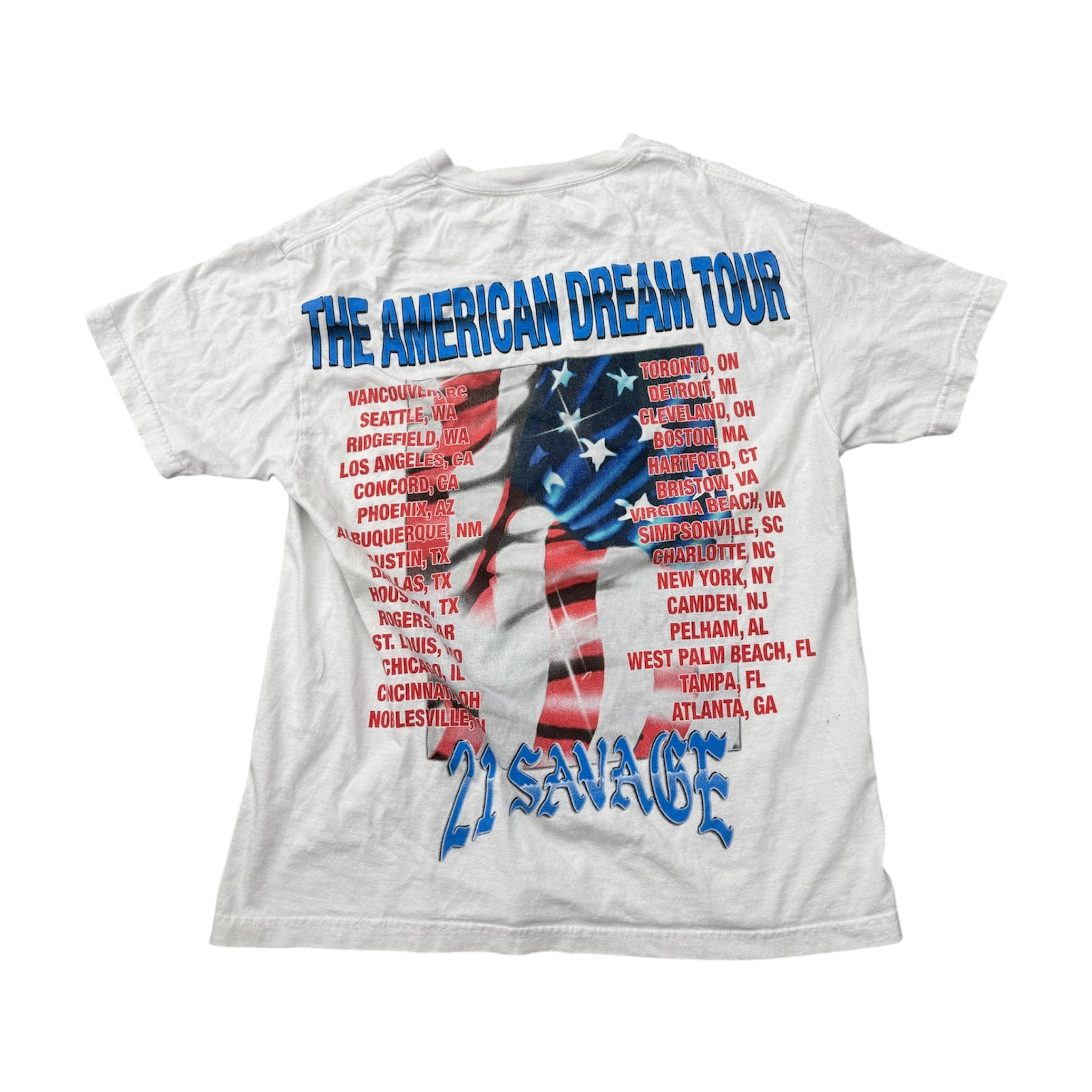 21 SAVAGE THE AMERICAN DREAM TOUR TEE