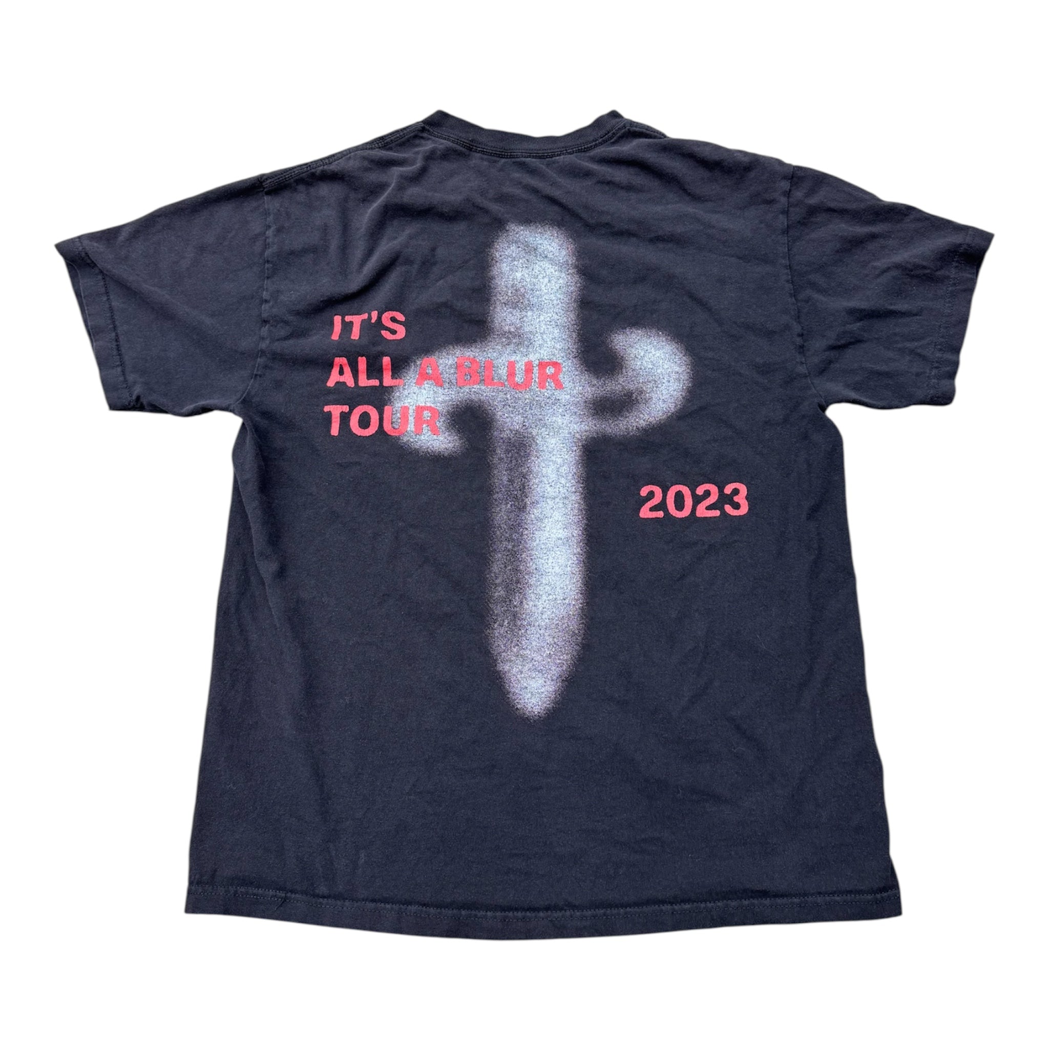 21 SAVAGE ITS ALL A BLUR TOUR TEE - BLACK
