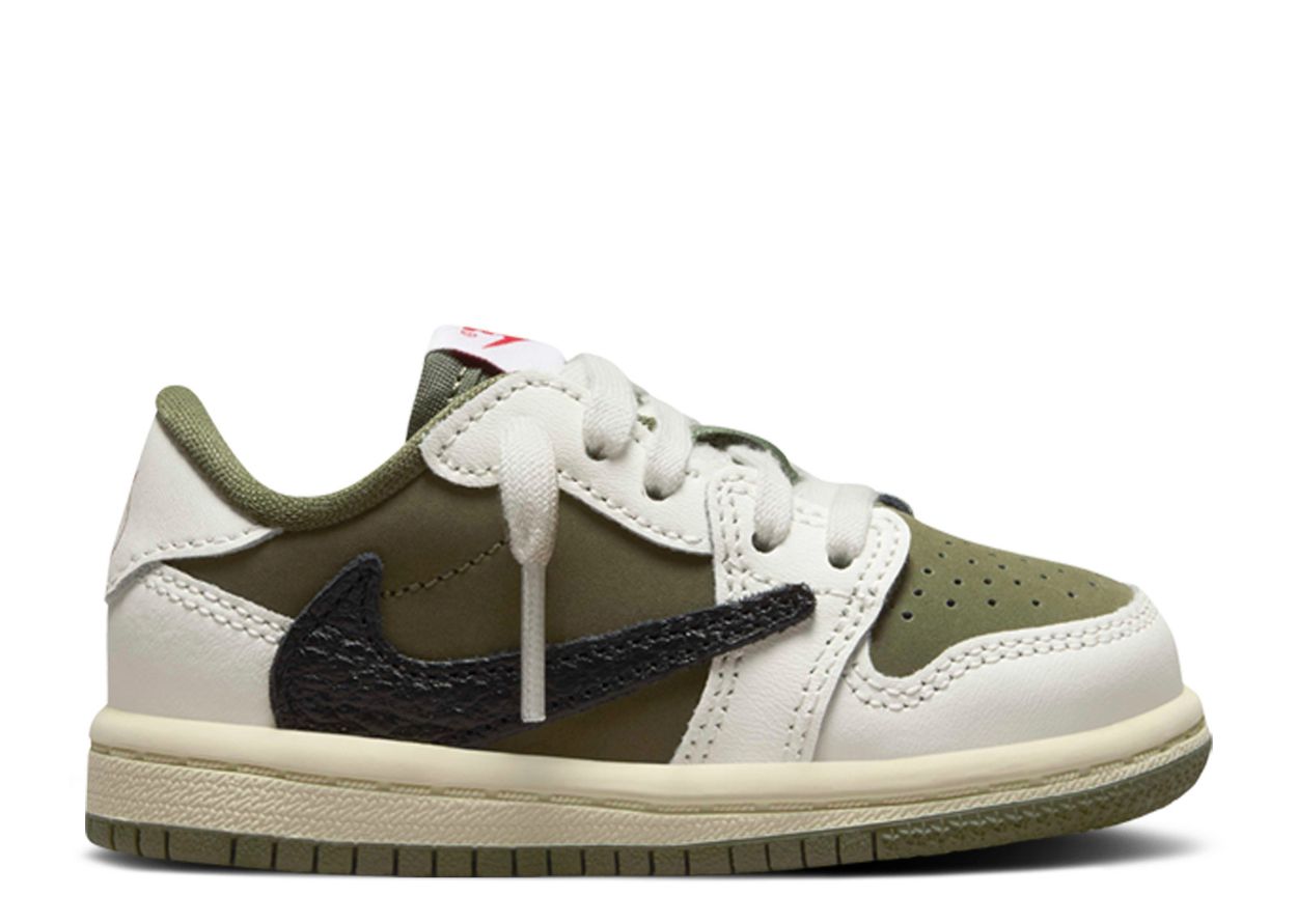 TRAVIS SCOTT X JORDAN 1 LOW “MEDIUM OLIVE” (TD)