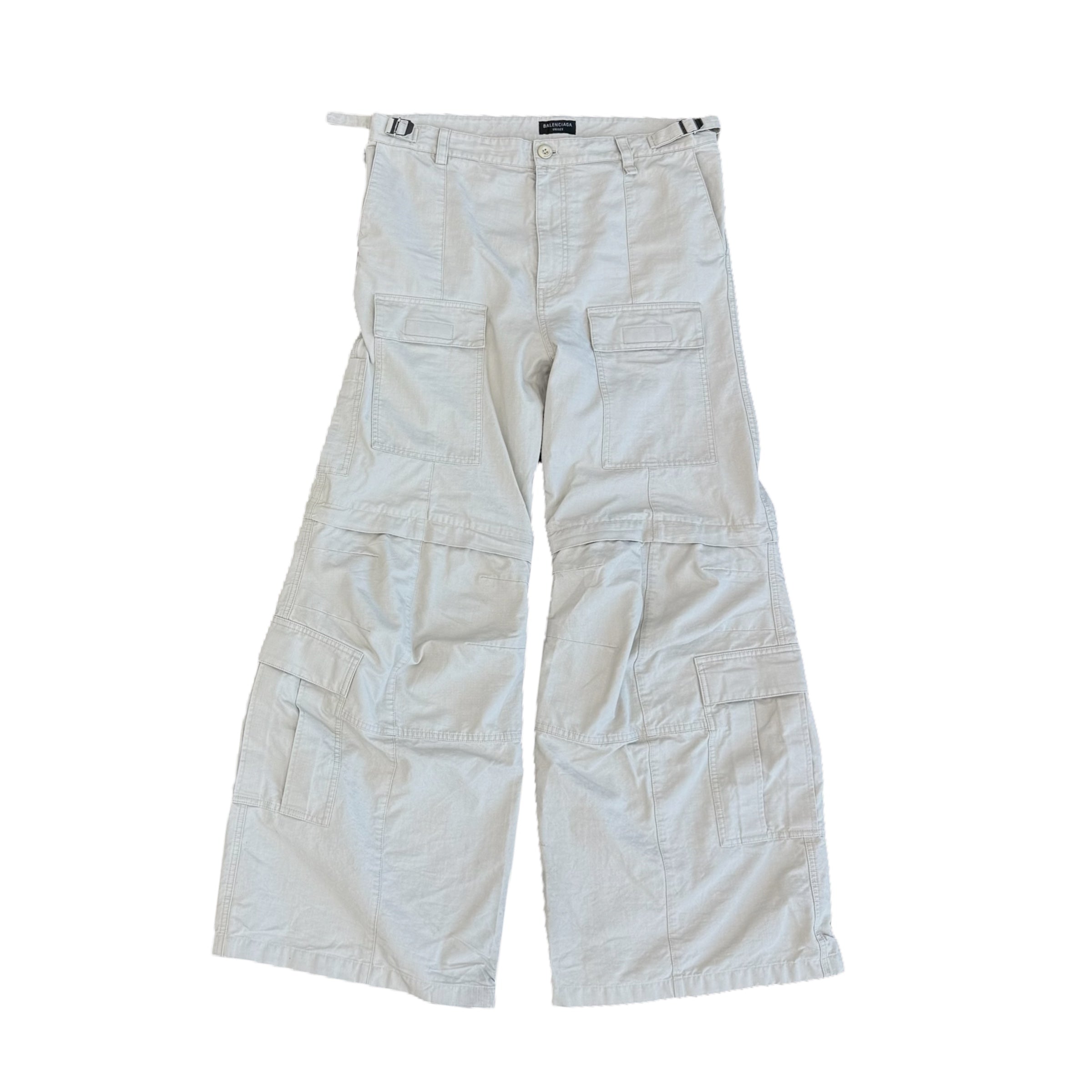 BALENCIAGA TAN FLARE CARGO