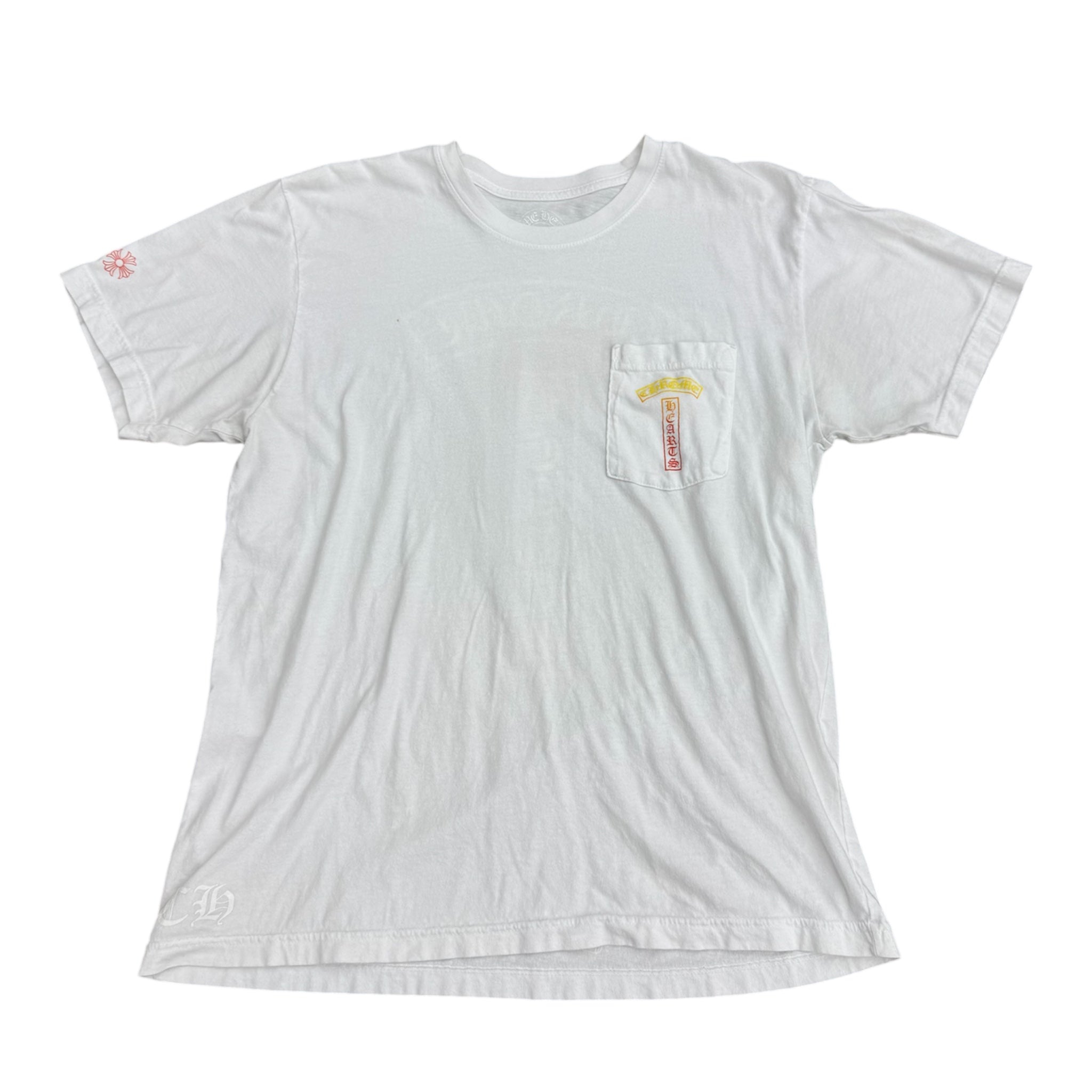 CHROME HEARTS GRADIENT BAR LOGO SUNSET TEE