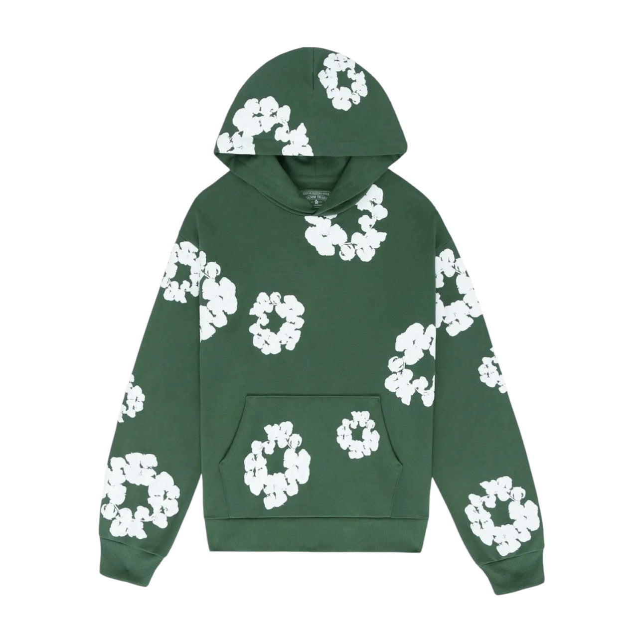 DENIM TEARS THE COTTON WREATH HOODIE - GREEN