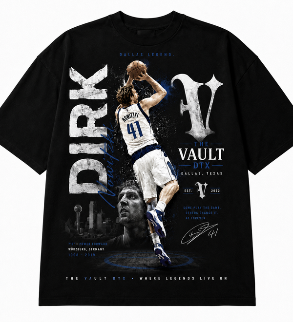 THE VAULT “DIRK NOWITZKI HALL OF FAME” TEE