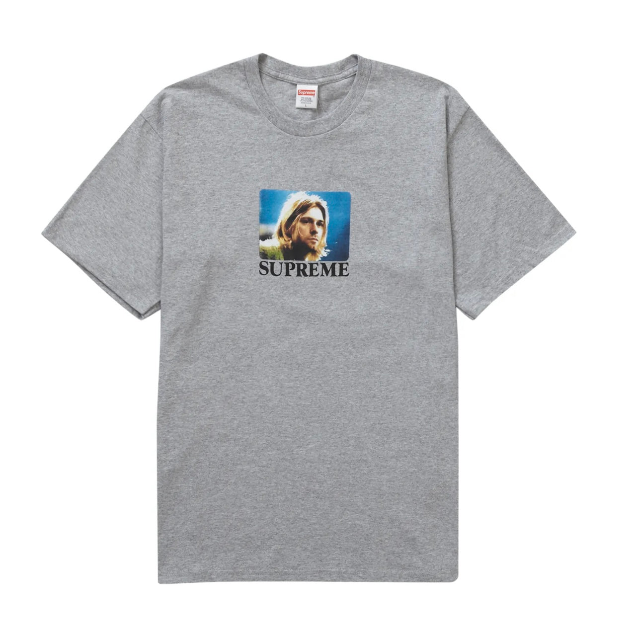 SUPREME KURT COBAIN TEE - HEATHER GREY