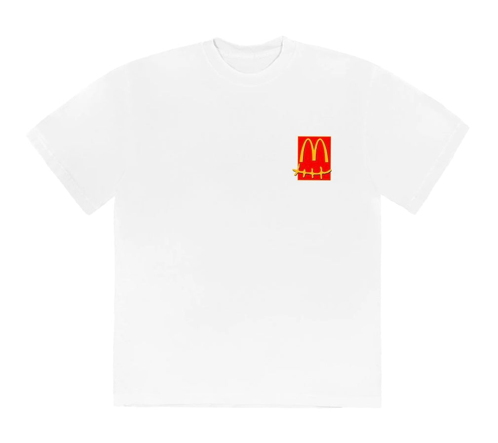 TRAVIS SCOTT X MCDONALDS ACTION FIGURE SERIES TEE - WHITE