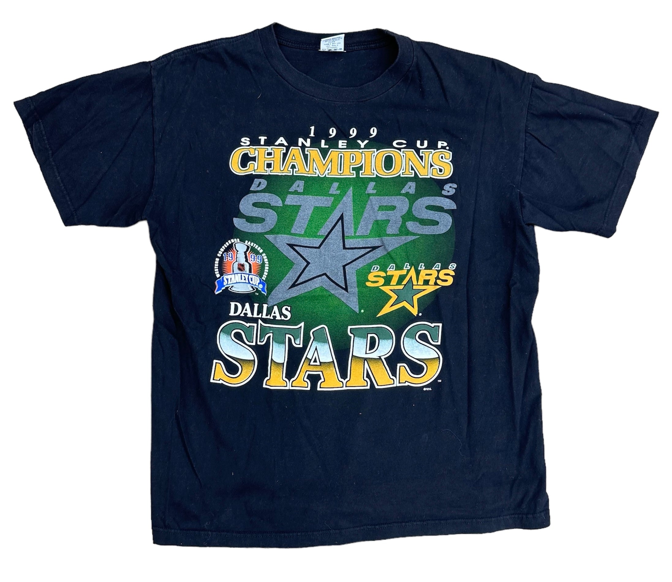 1999 DALLAS STARS STANLEY CUPS CHAMPS TEE (LR)