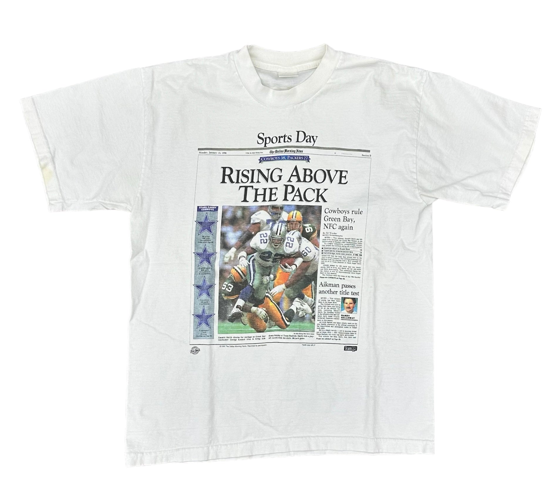 1994 EMMITT SMITH “RISING ABOVE THE PACK” ARTICLE TEE (LR)