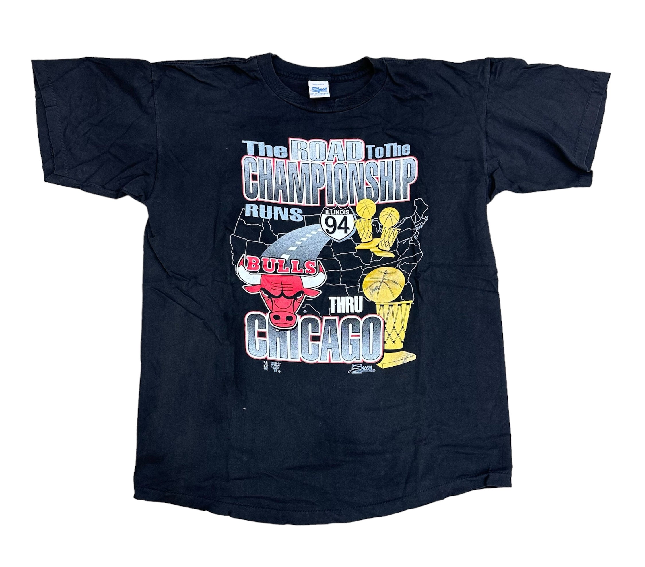 90’S CHICAGO BULLS ROAD TO THE CHAMPIONSHIP TEE (LR)