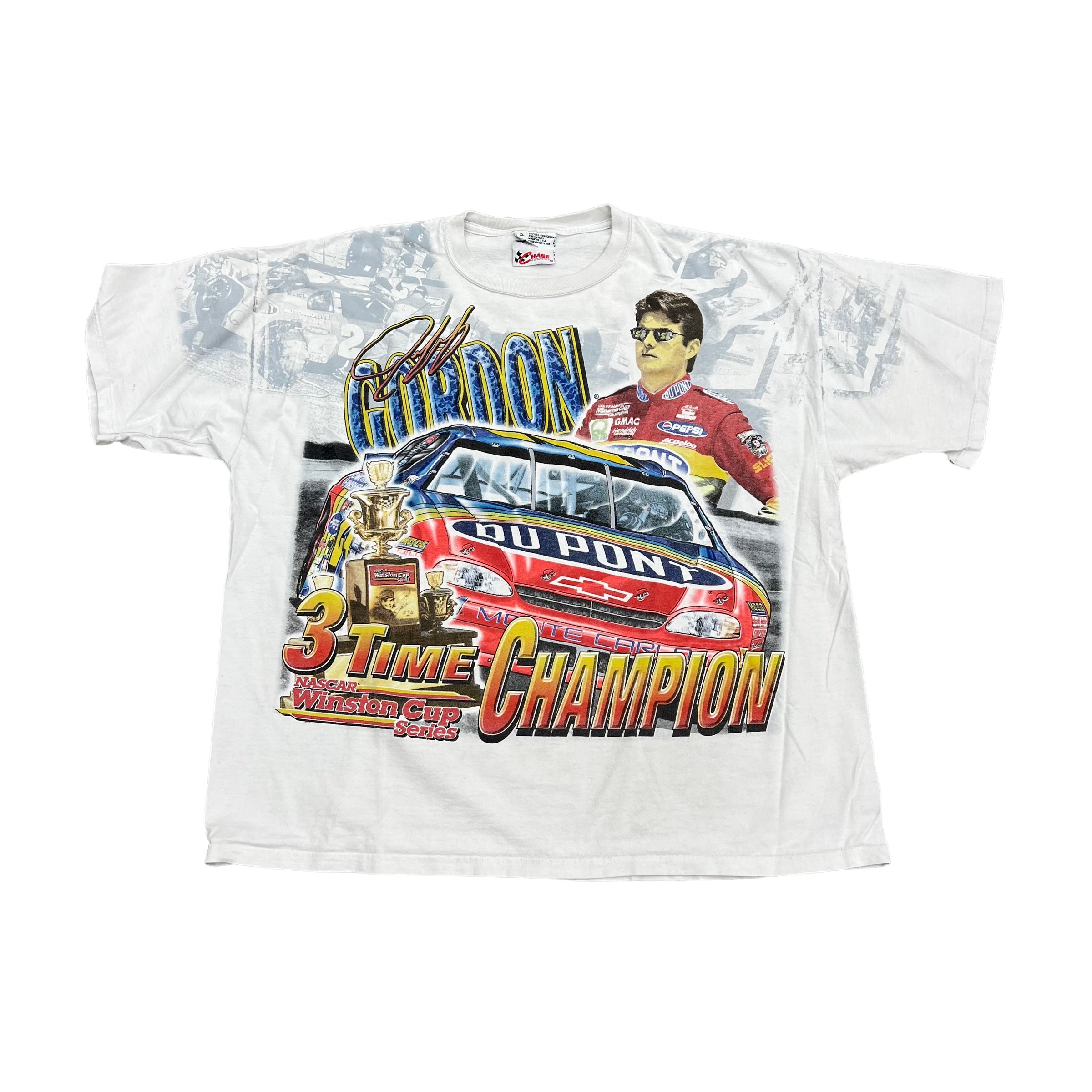 VINTAGE JEFF GORDON 3-TIME CHAMP TEE