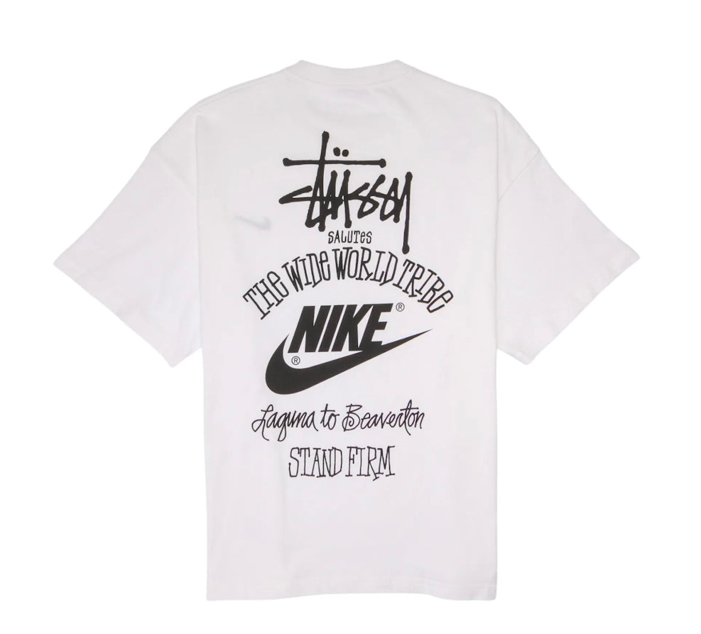 STUSSY X NIKE TEE - WHITE