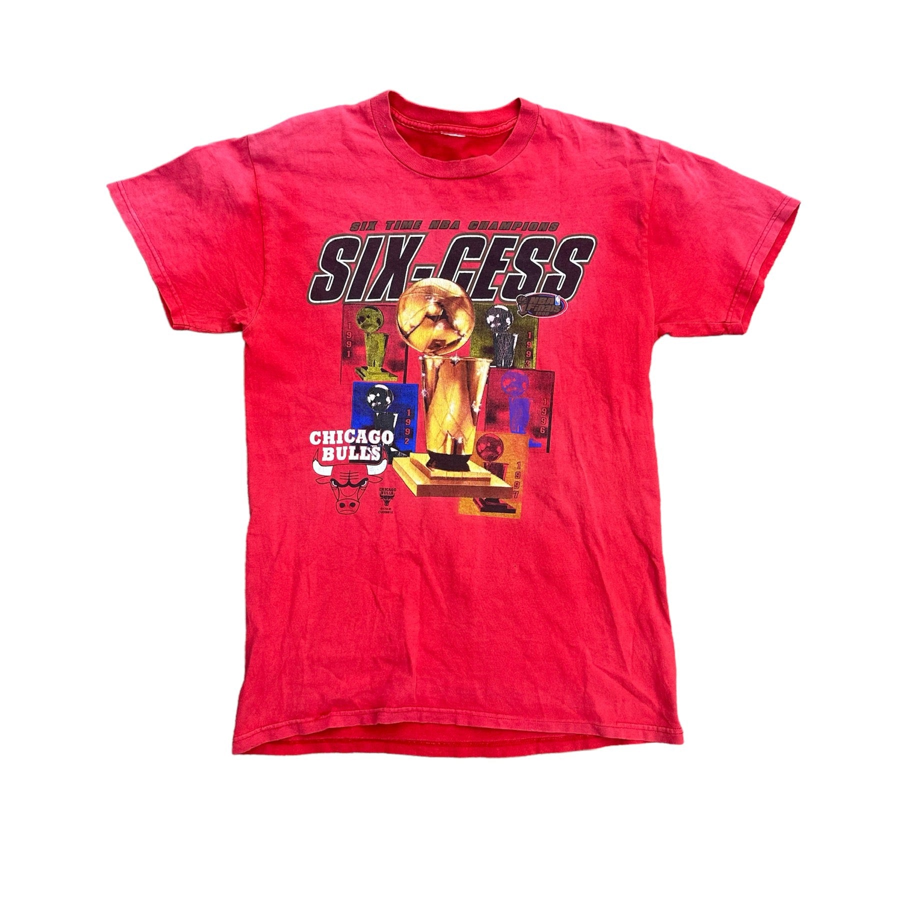 1998 CHICAGO BULLS SIX-CESS TEE (LR)