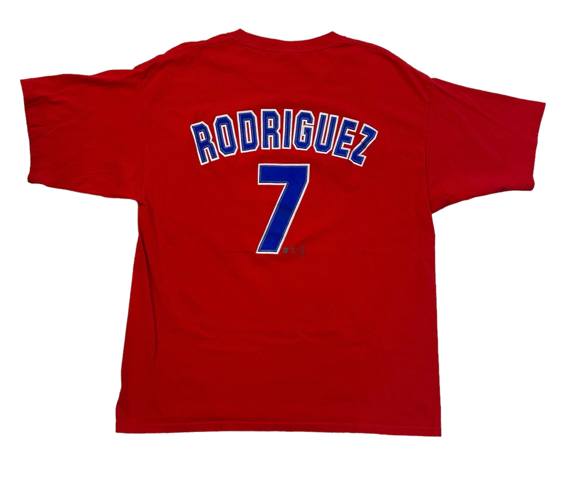 2001 IVAN RODRIGUEZ TEXAS RANGERS TEE