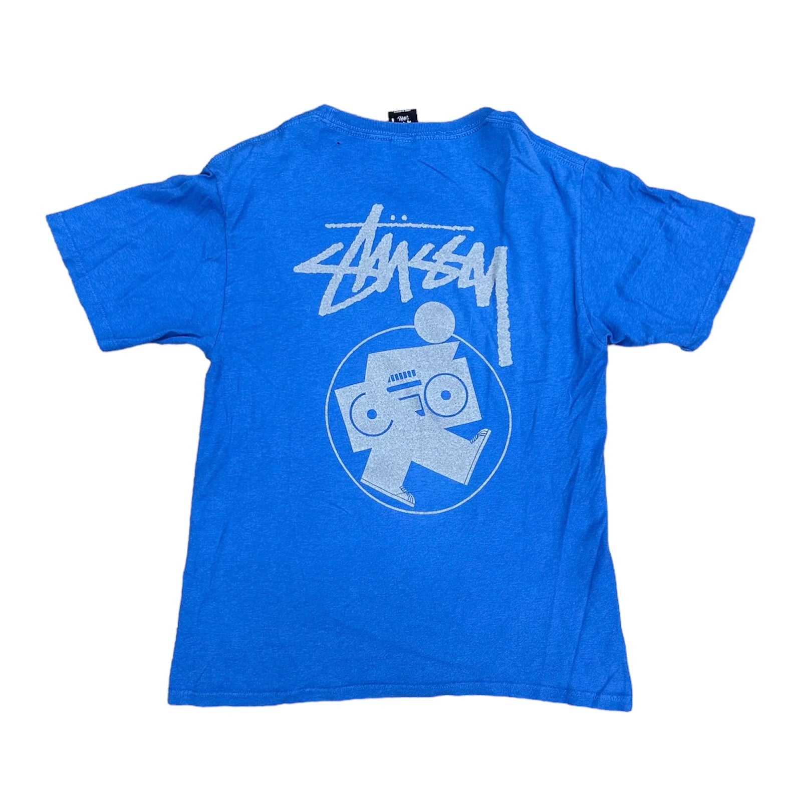 STUSSY JUKEBOX TEE - BLUE