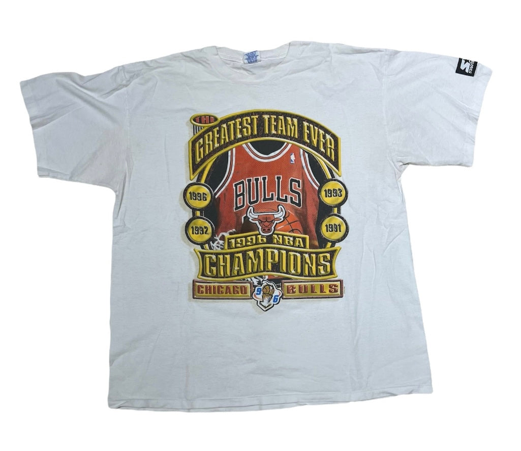 1996 CHICAGO BULLS GREATEST TEAM EVER TEE (LR)