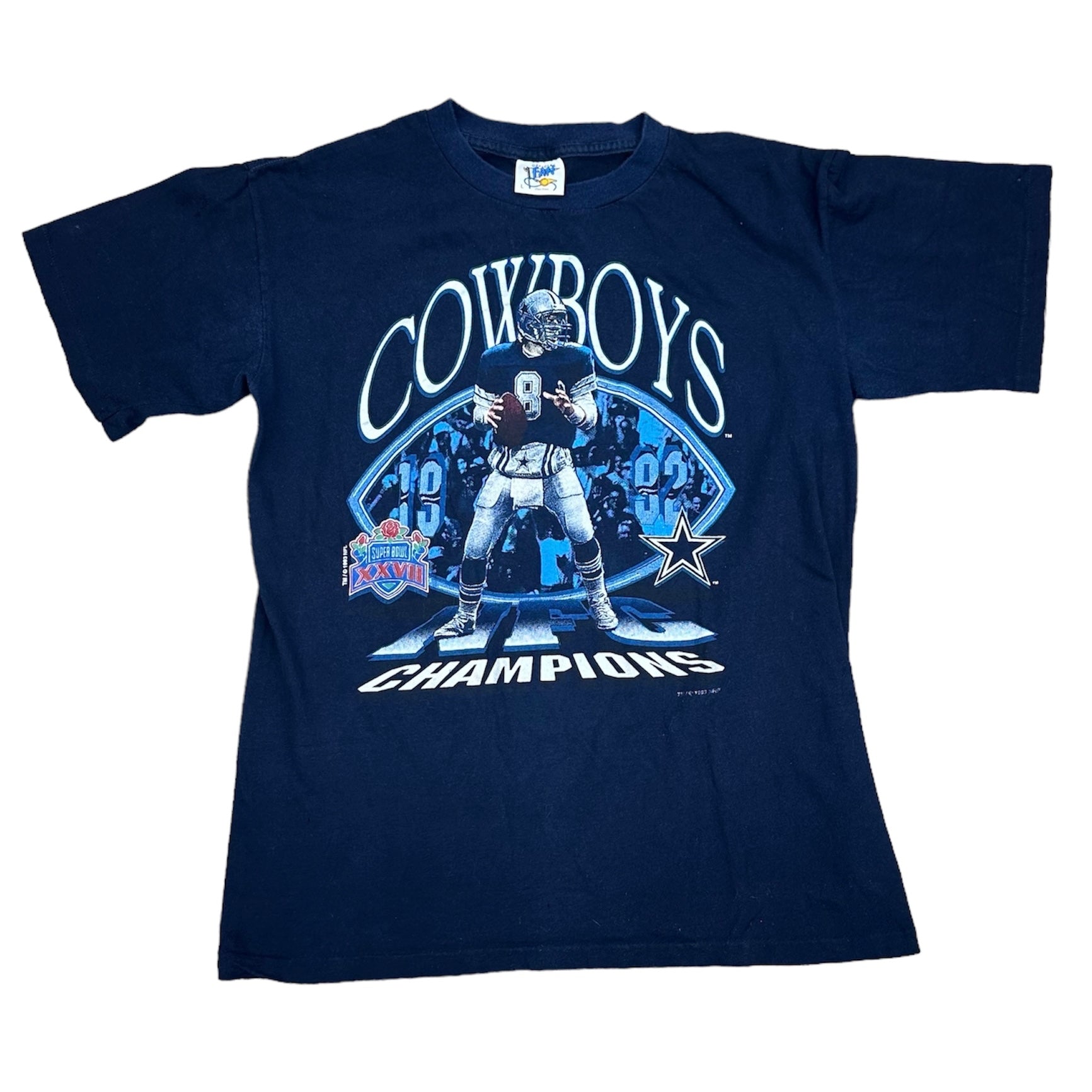 1993 TROY AIKMAN DALLAS COWBOYS TEE (LR)