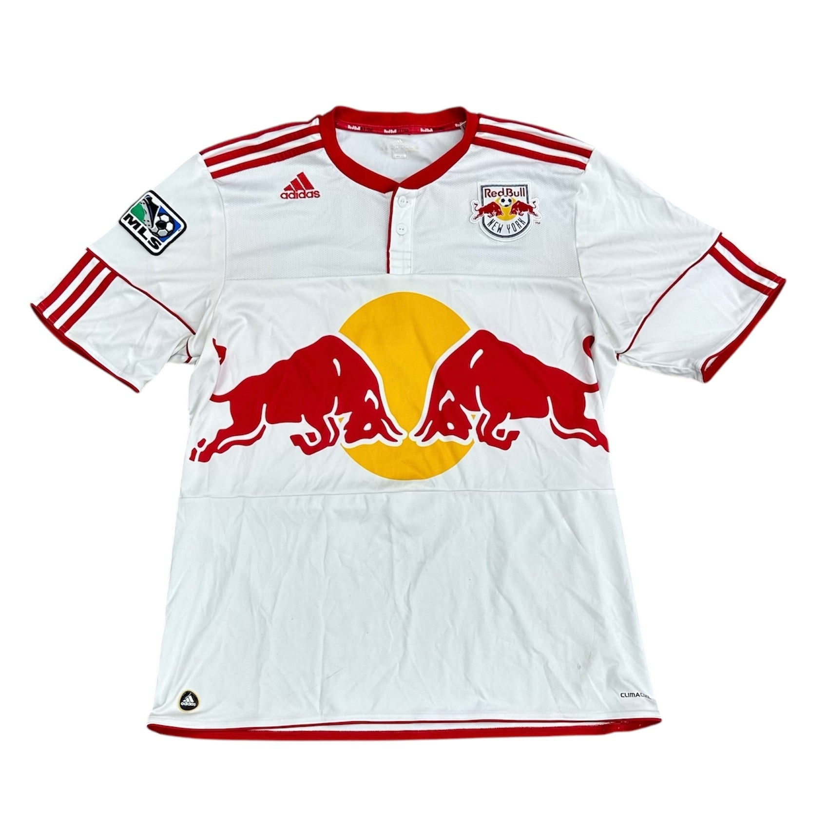 ADIDAS 10/11 THIERRY HENRY NEW YORK REDBULLS MLS JERSEY (LR)