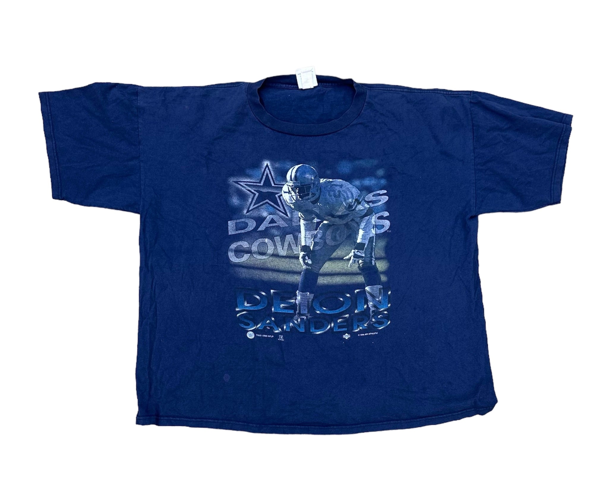 1996 DALLAS COWBOYS DEION SANDERS TEE (LR)