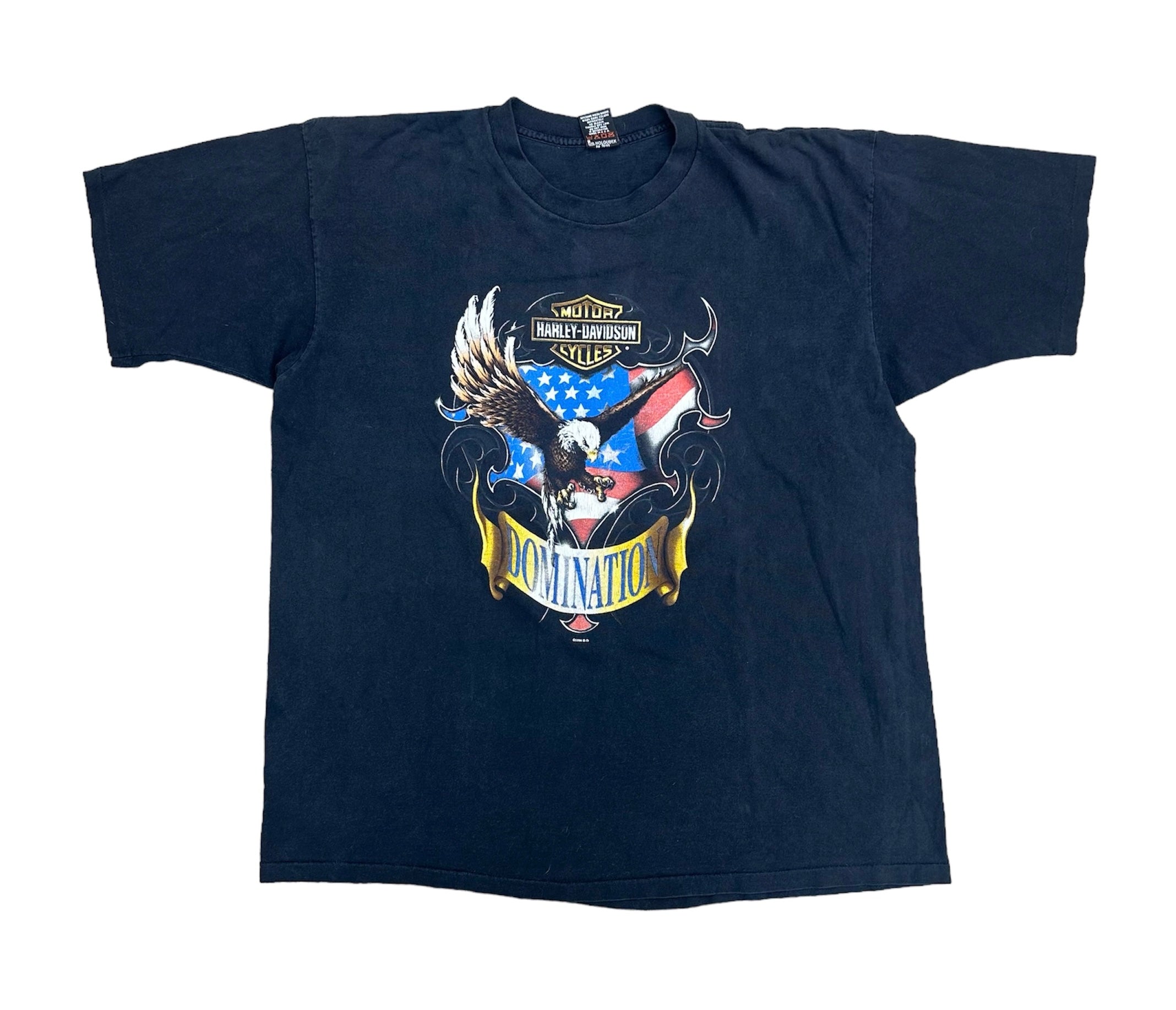 1996 HARLEY DAVIDSON DOMINATION TEE (LR)