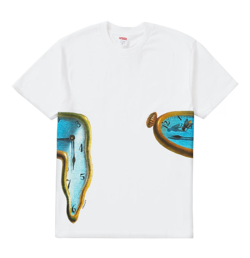 SUPREME THE PERSISTENCE OF MEMORY TEE - WHITE