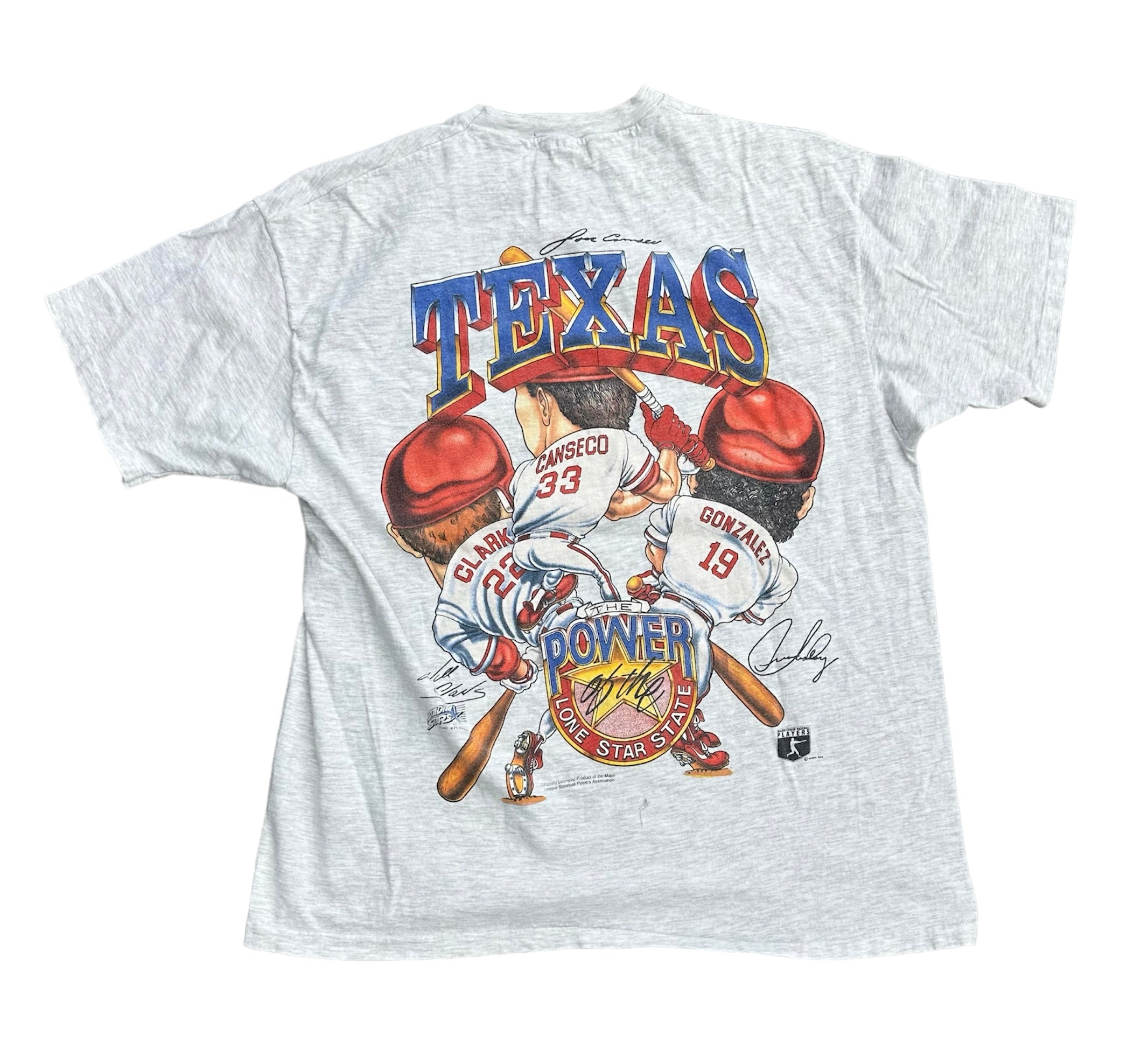 90’S TEXAS RANGERS CARICATURE TEE (LR)