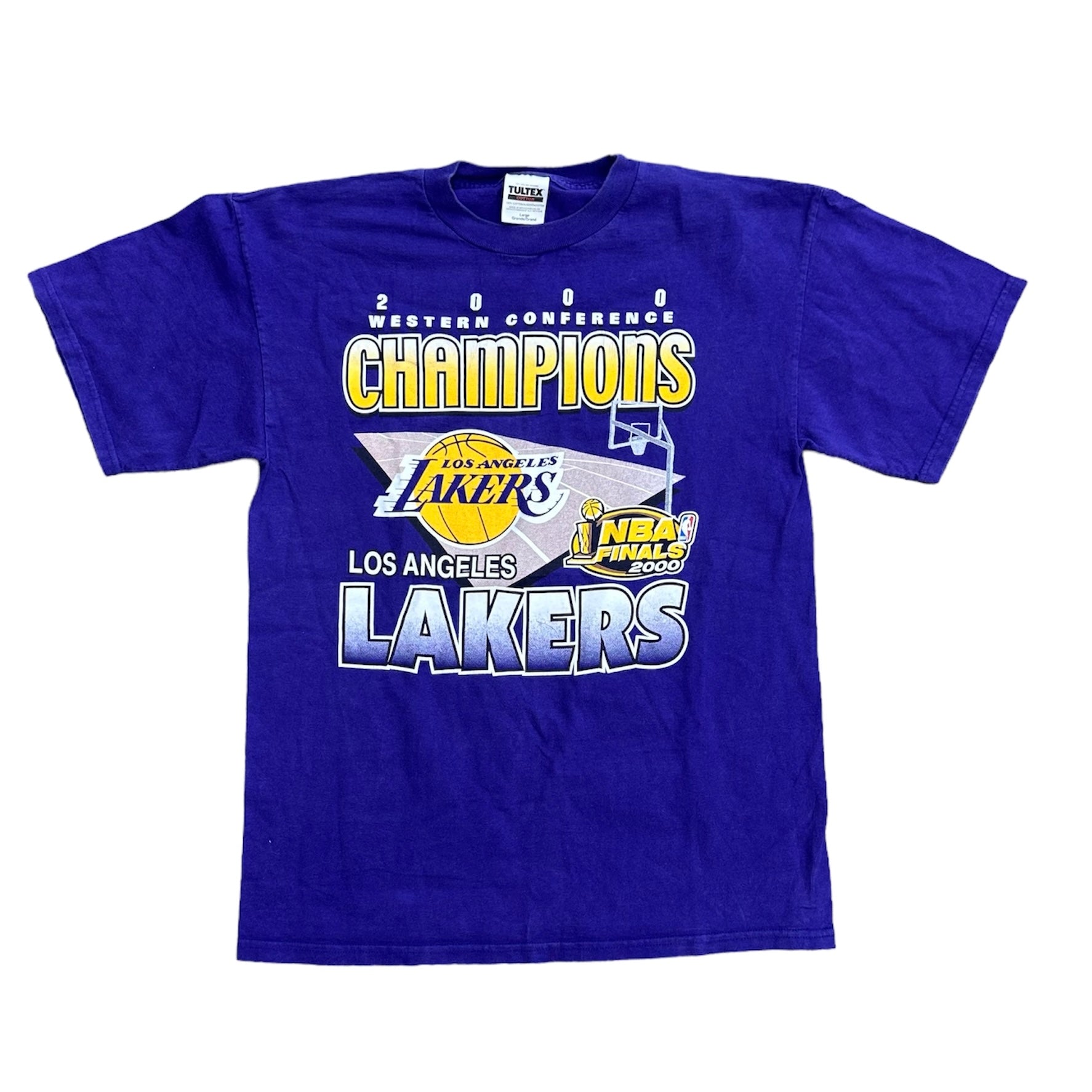 2000 LAKERS NBA CHAMPS TEE (LR)