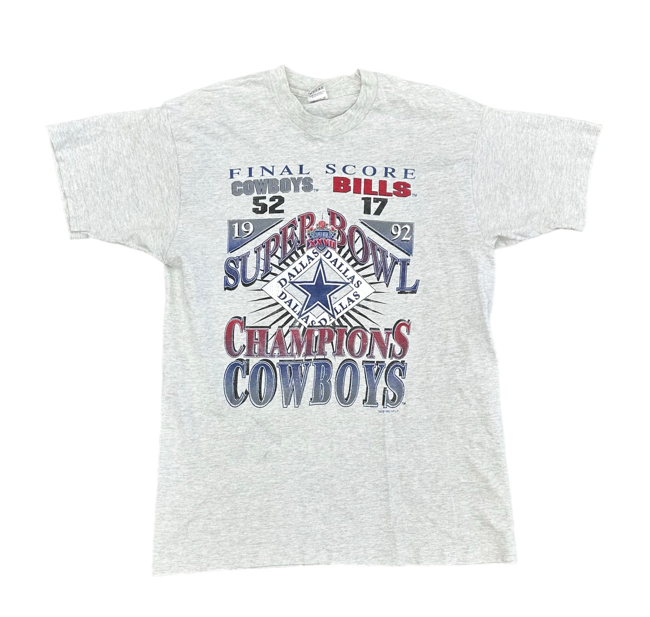 1992 DALLAS COWBOYS SUPER BOWL TEE (LR)