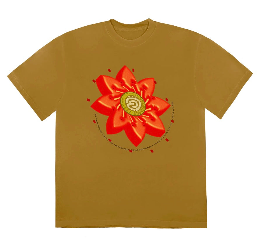 CACTUS JACK FLOWER TEE - GOLD