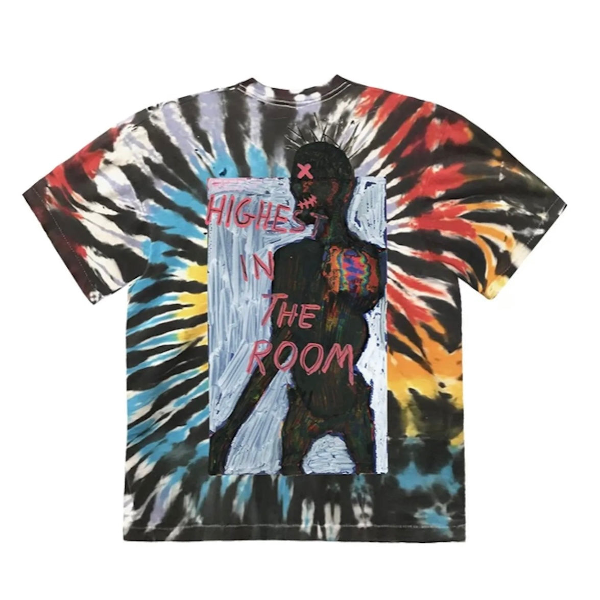 TRAVIS SCOTT HIGHEST IN THE ROOM TEE - TIE DYE