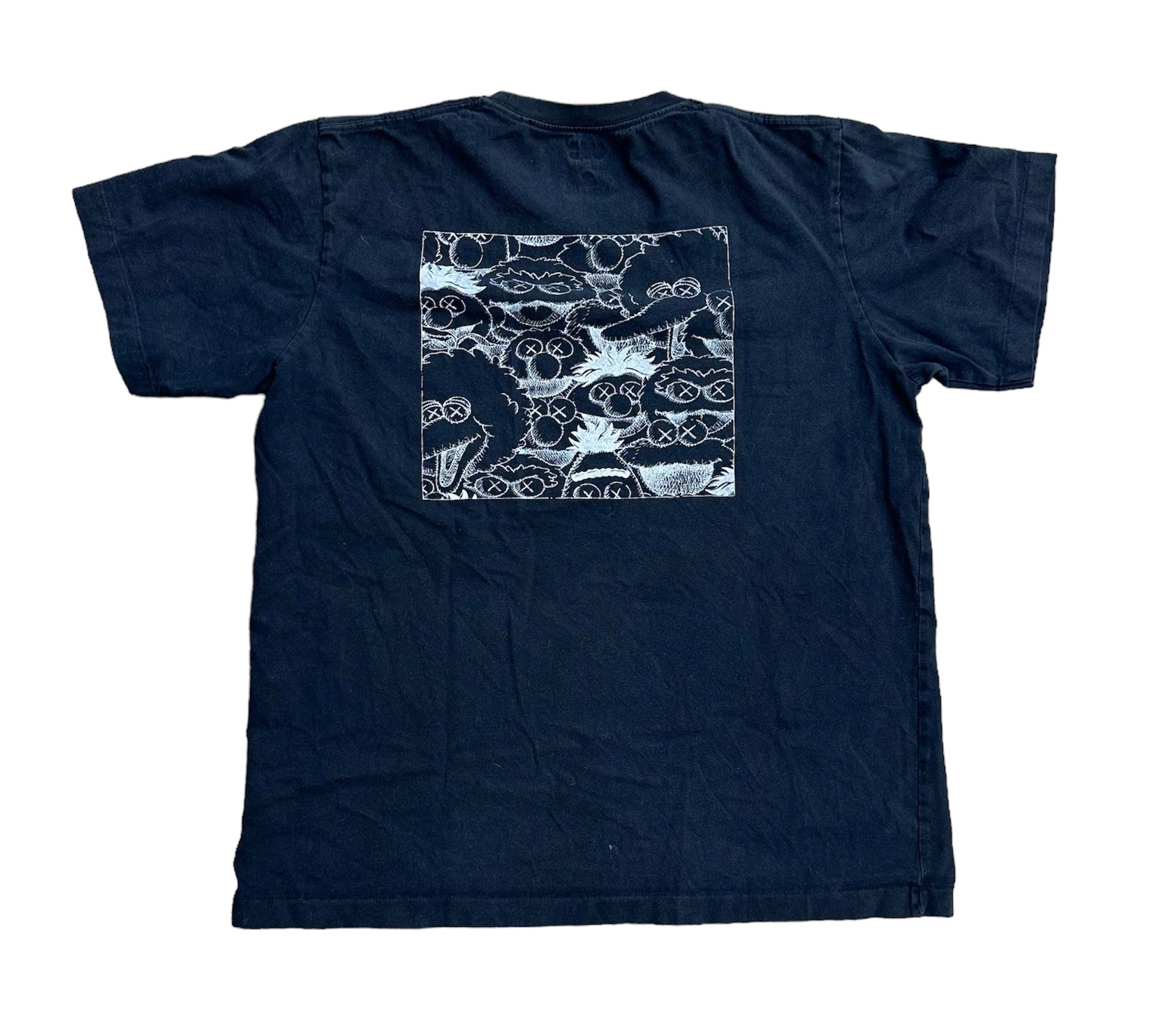 KAWS SESAME STREET POCKET TEE - BLACK (LR)