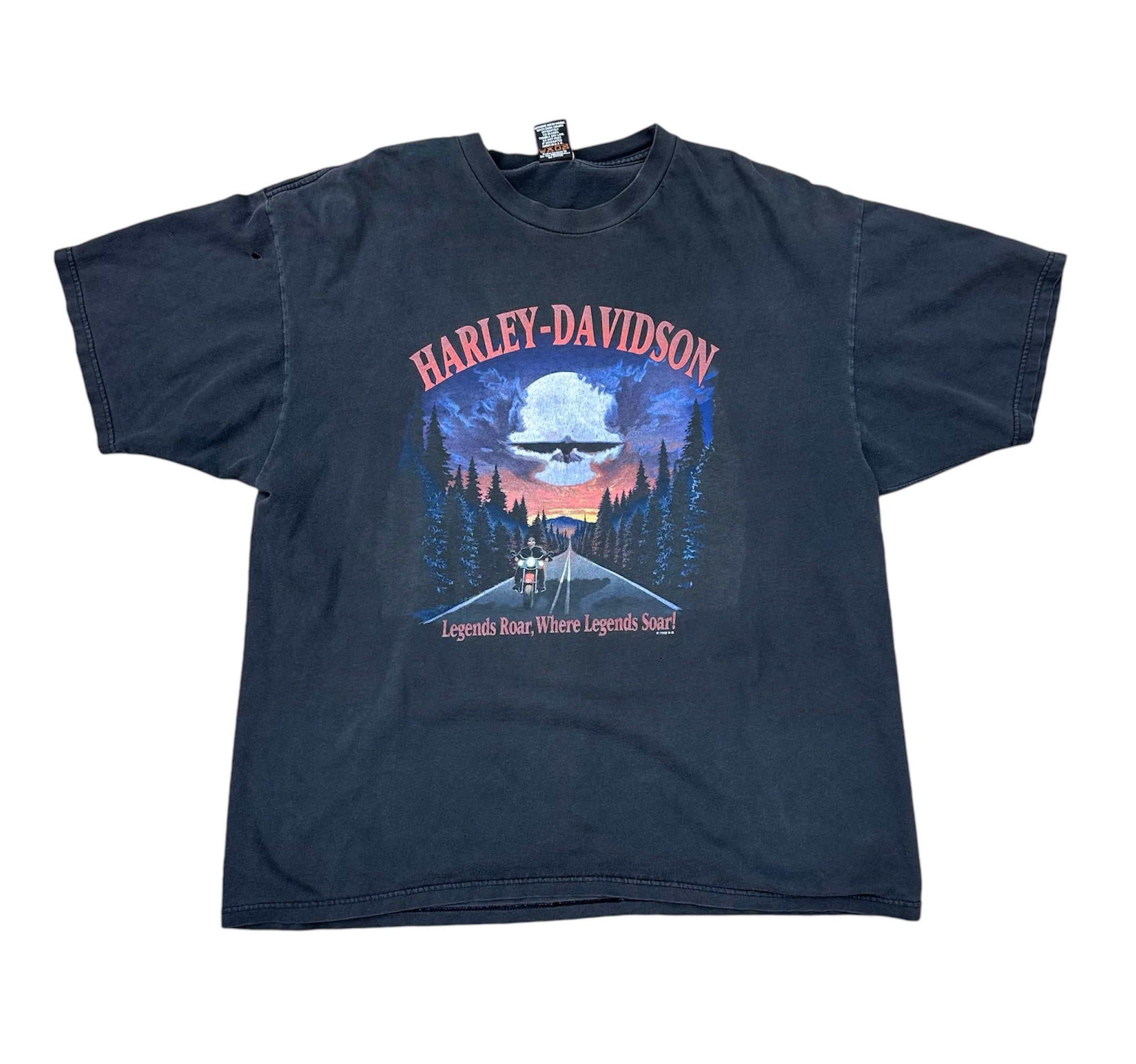 2002 HARLEY DAVIDSON “LEGENDS ROAR WHERE LEGENDS SOAR” TEE