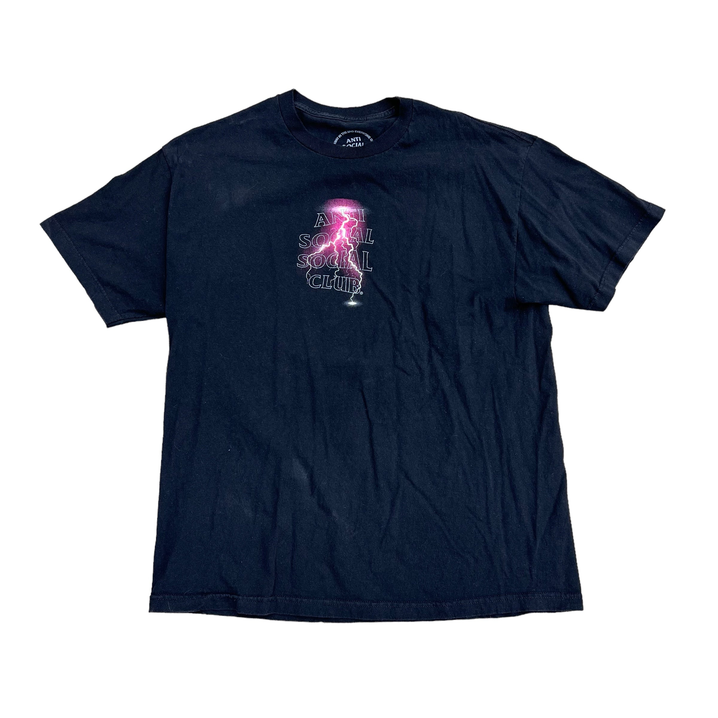 ASSC TWISTER TEE - BLACK/PINK