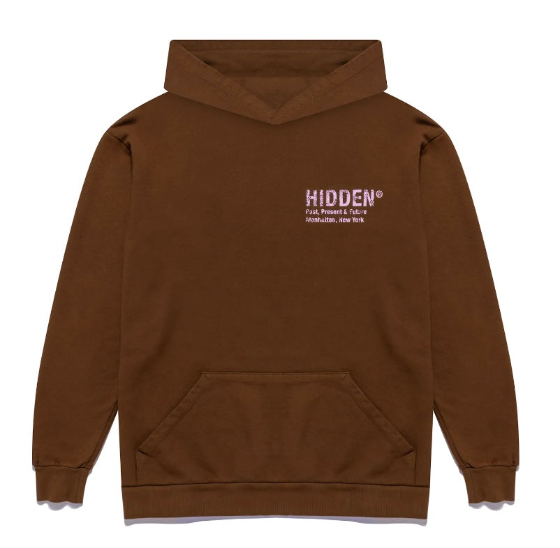 HIDDEN NY HOODIE - BROWN