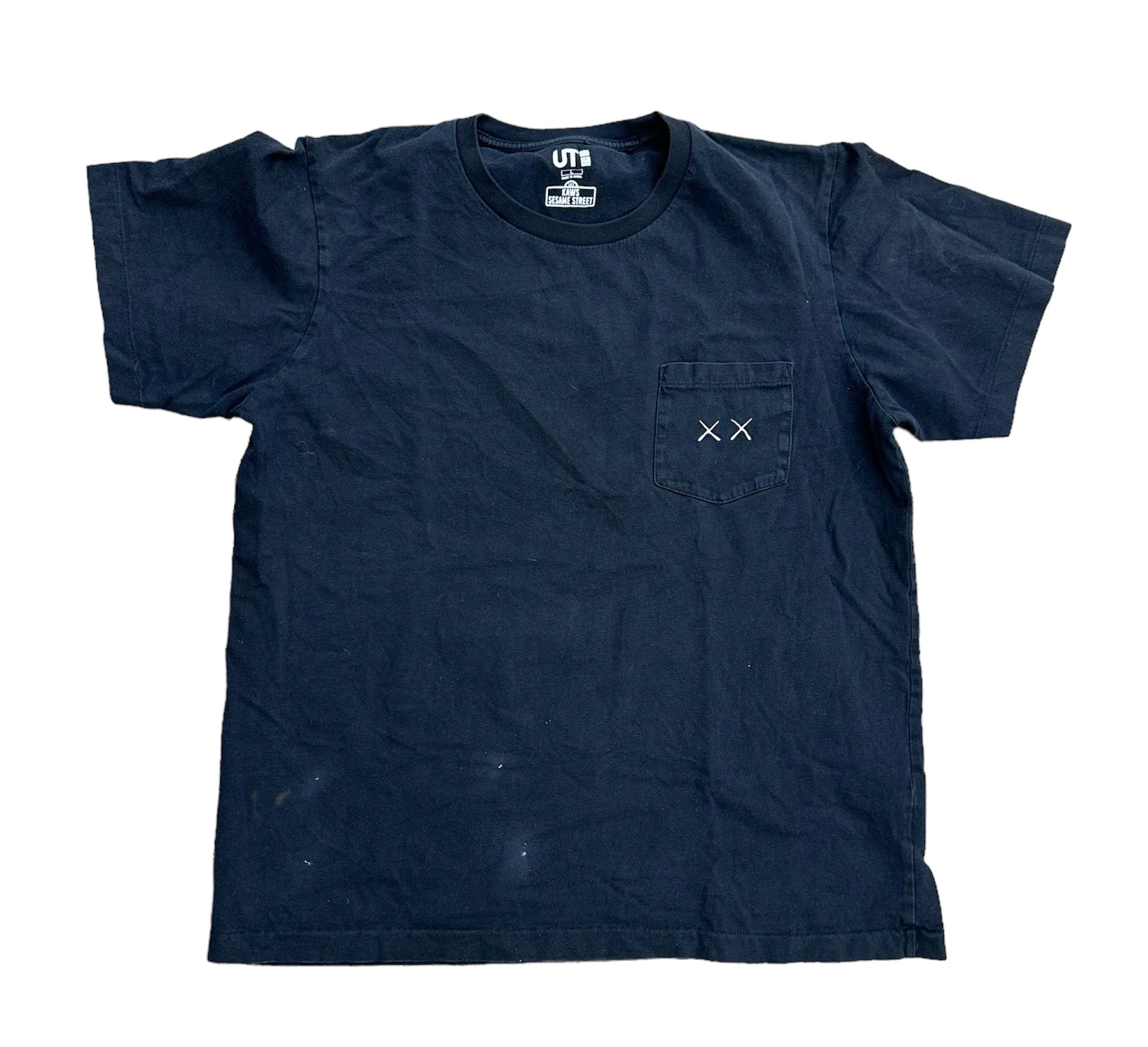 KAWS SESAME STREET POCKET TEE - BLACK (LR)