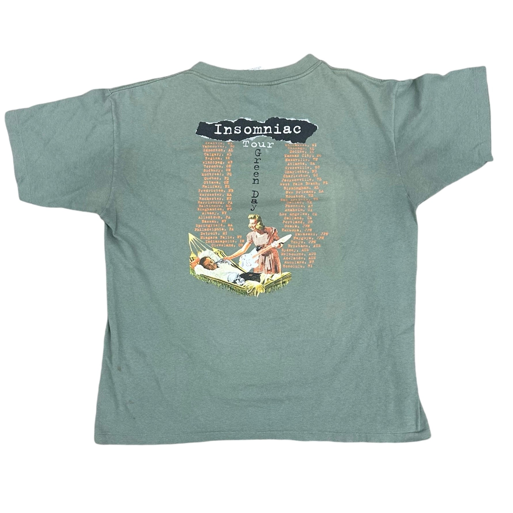 90’S GREEN DAY INSOMNIAC TEE