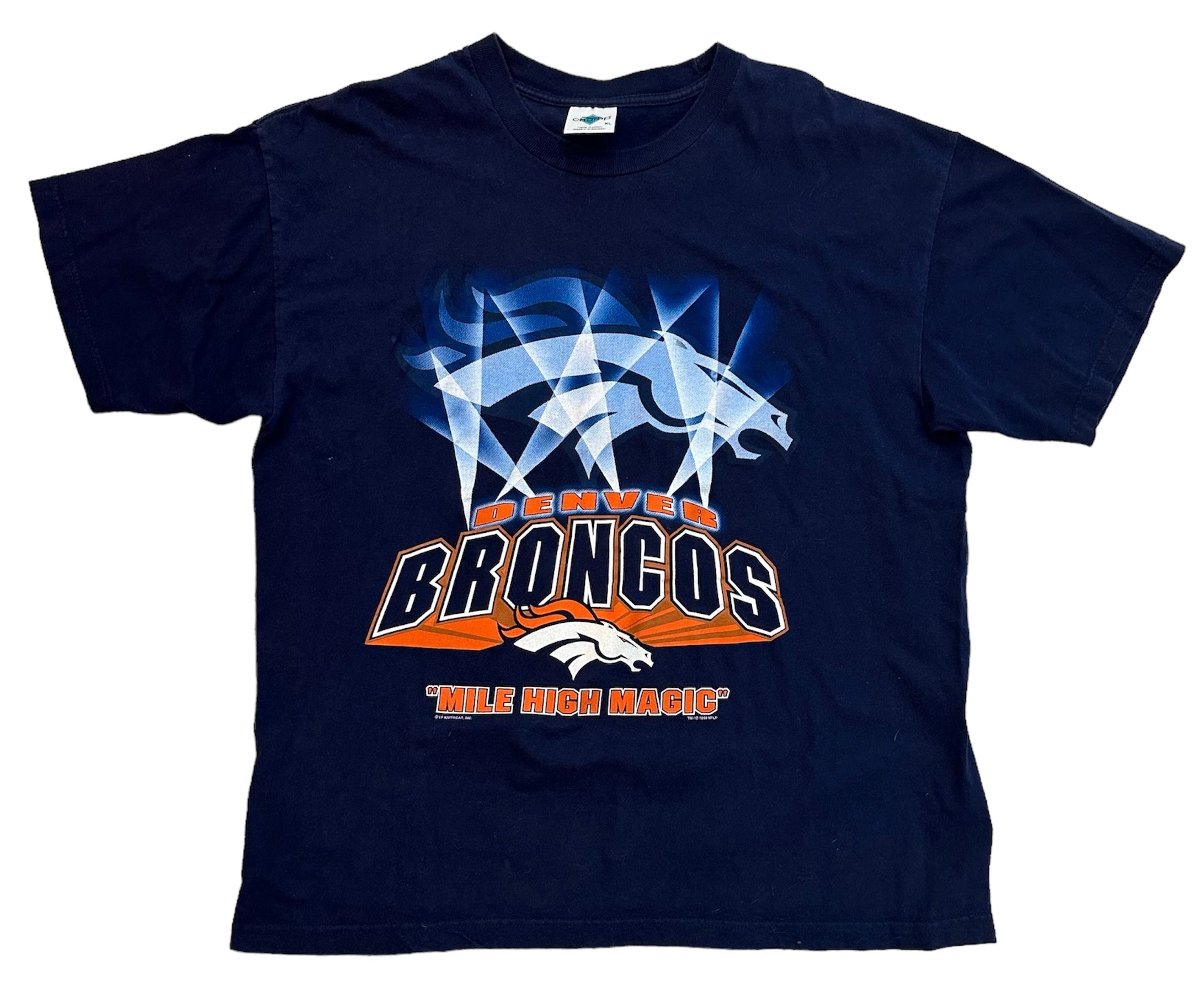 1999 DENVER BRONCOS “MILE HIGH MAGIC” TEE (LR)