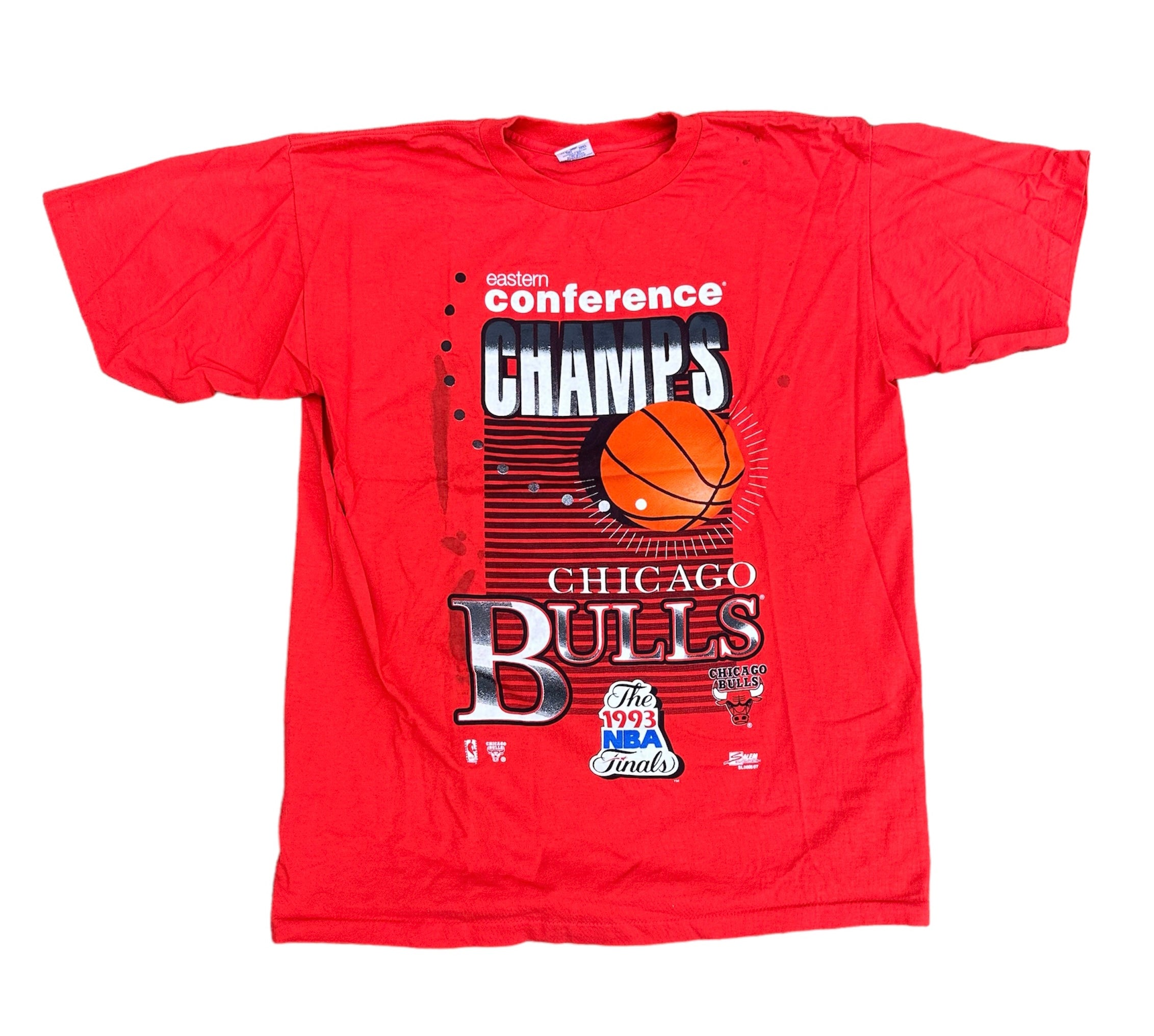 1993 CHICAGO BULLS EASTERN CONFERENCE CHAMPS TEE (LR)