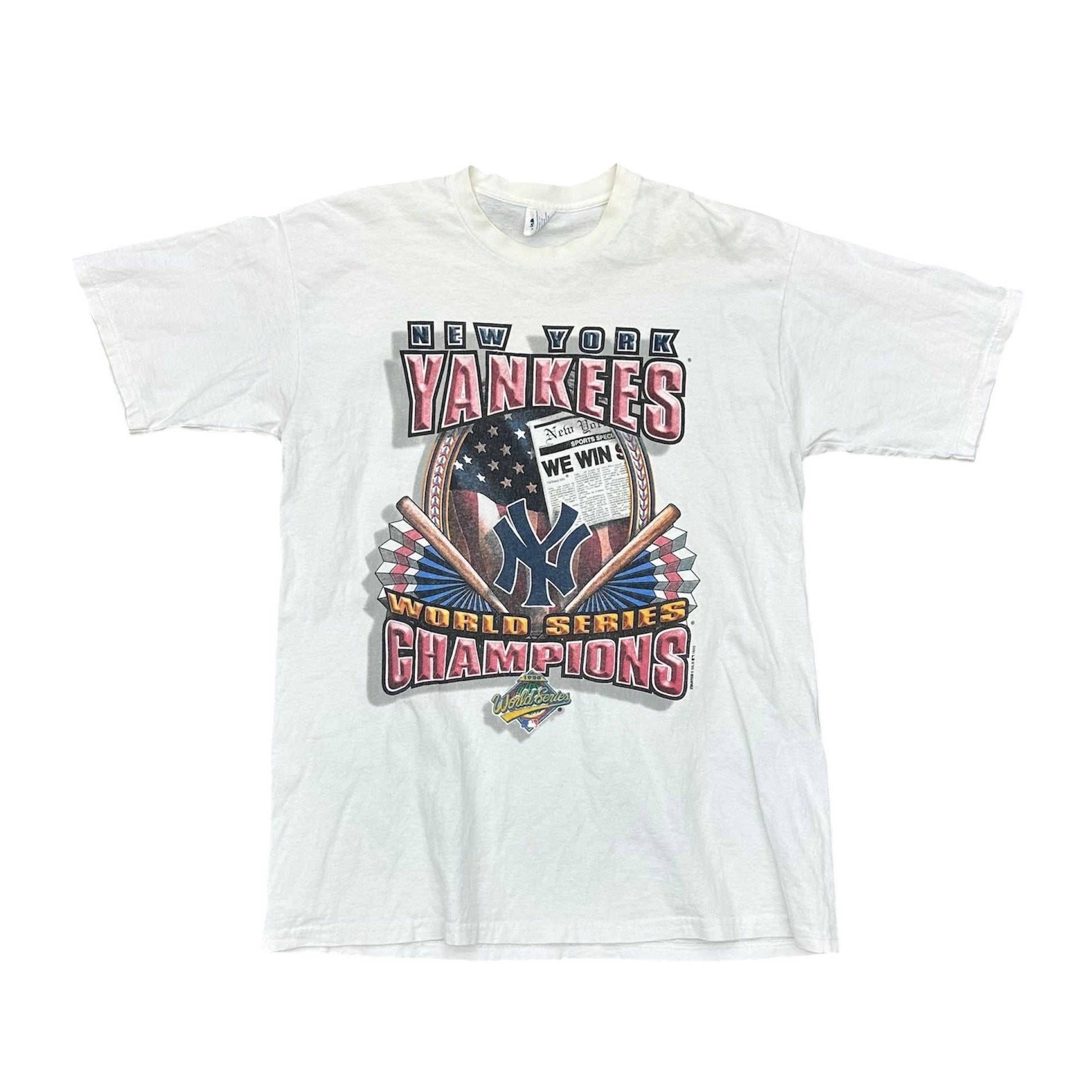 1998 NEW YORK YANKEES WORLD SERIES CHAMPS STARTER TEE (LR)