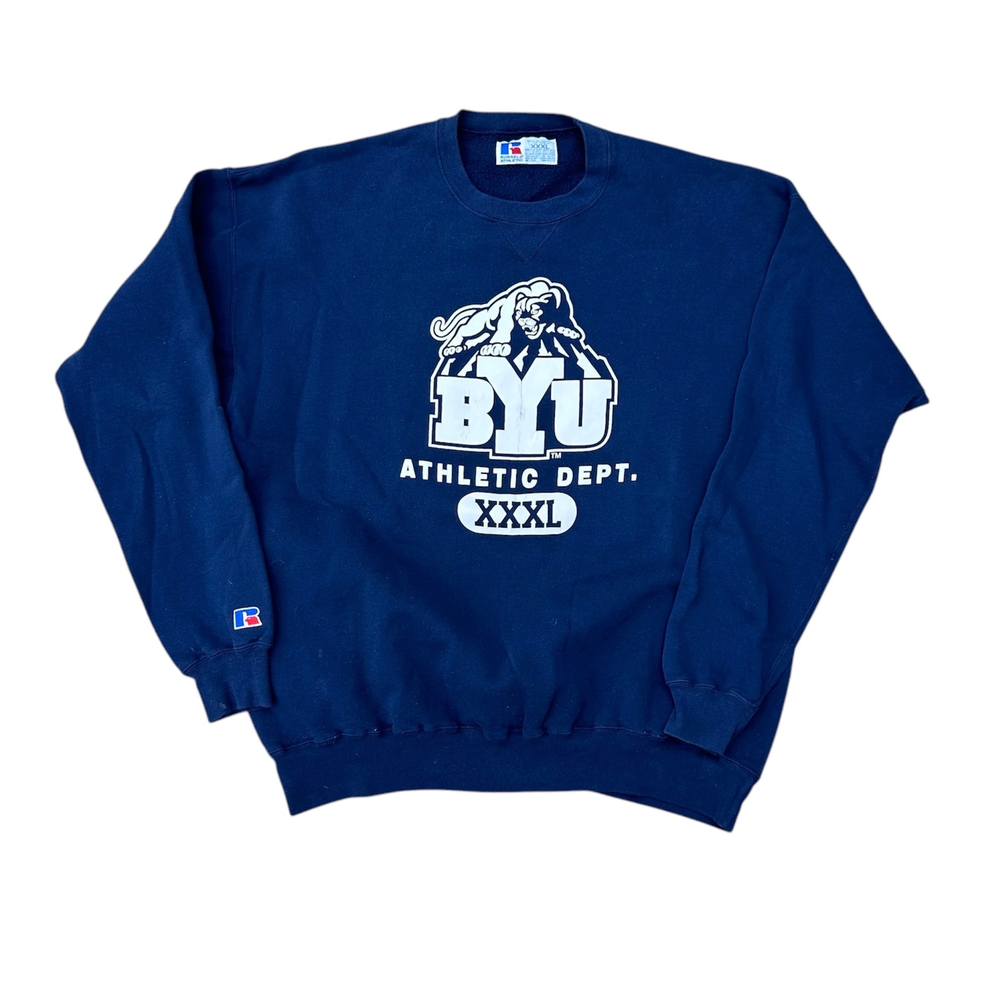 90’S BYU RUSSEL ATHLETIC CREWNECK (LR)