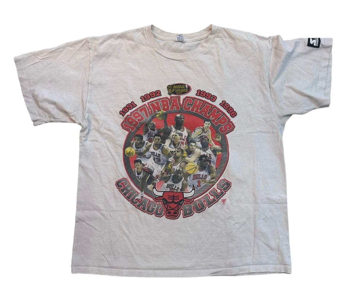 1997 CHICAGO BULLS NBA CHAMPS TEE (RM)