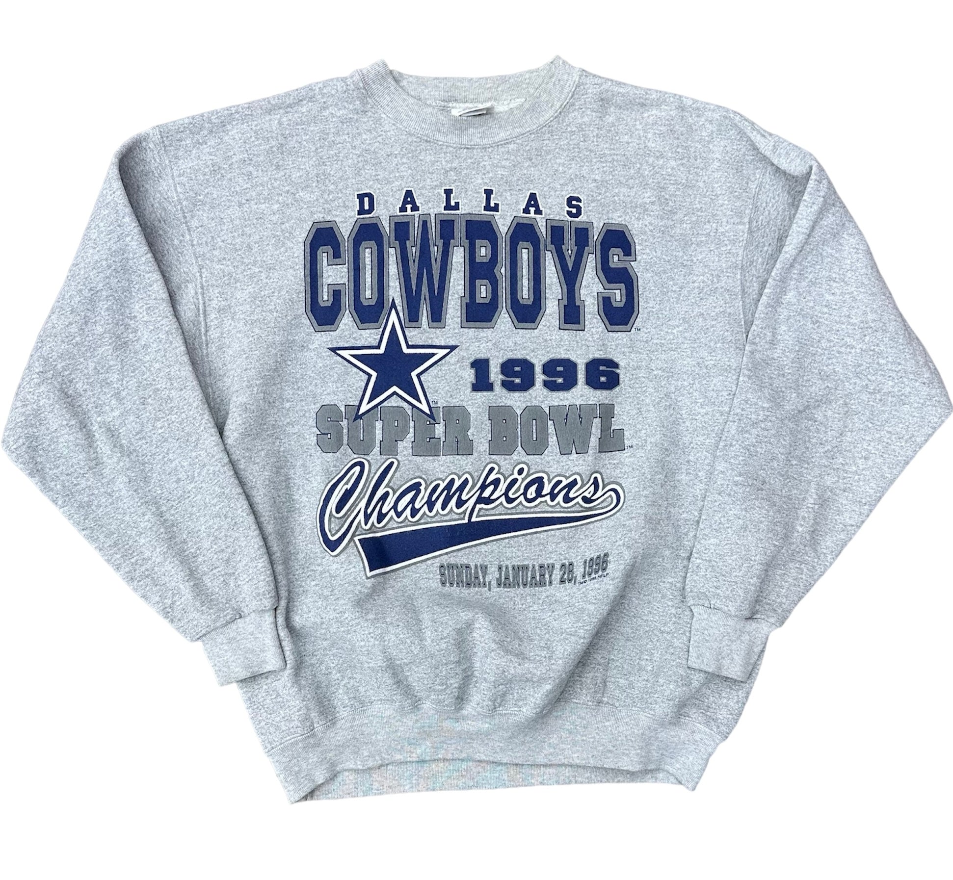 1996 DALLAS COWBOYS SUPER BOWL CHAMPS CREWNECK