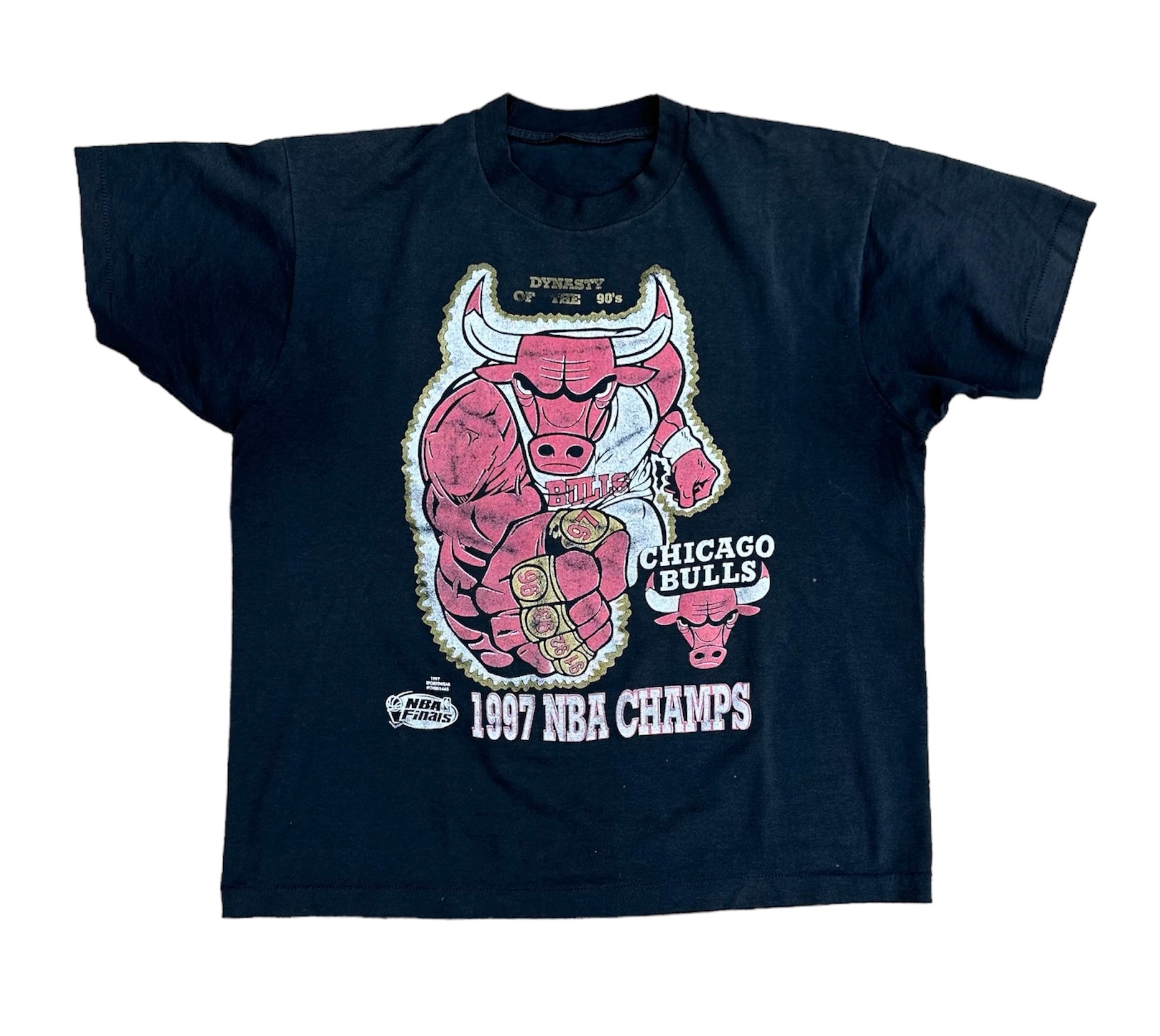 1997 CHICAGO BULLS RAP TEE