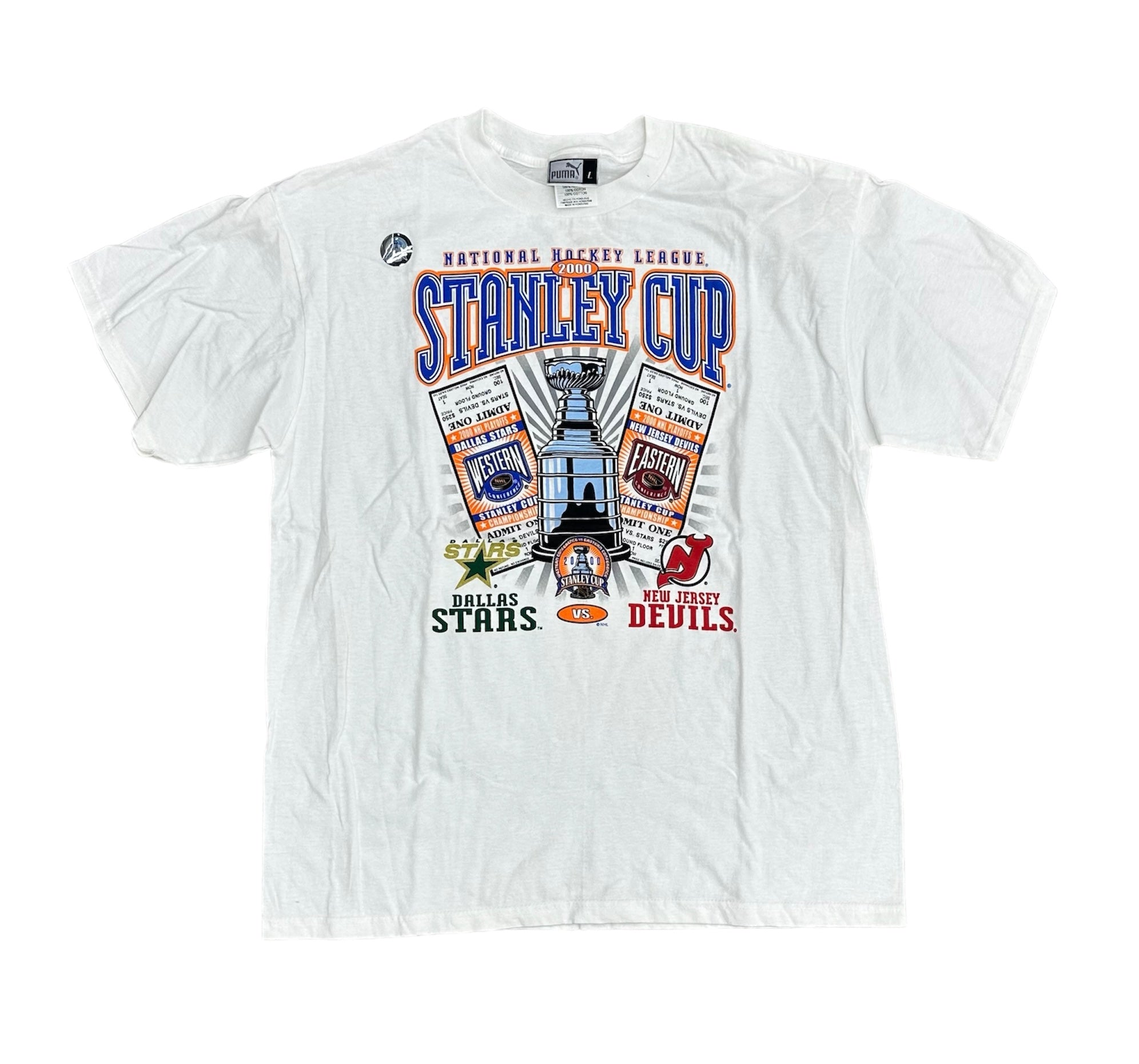 2000 DALLAS STARS STANLEY CUP FINALS TEE (LR)