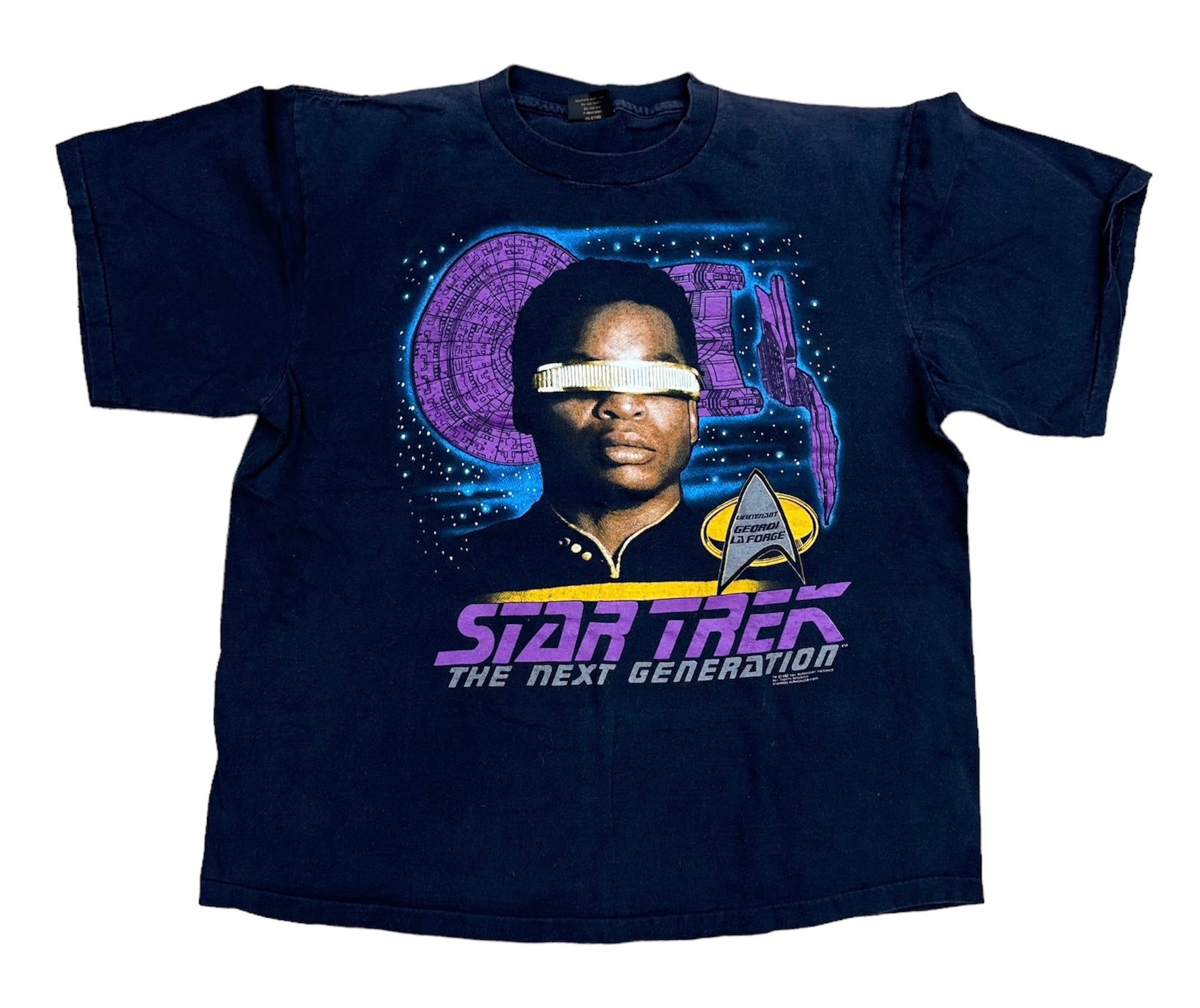 1991 STAR TREK LT GEORDI LA FORCE TEE (LR)